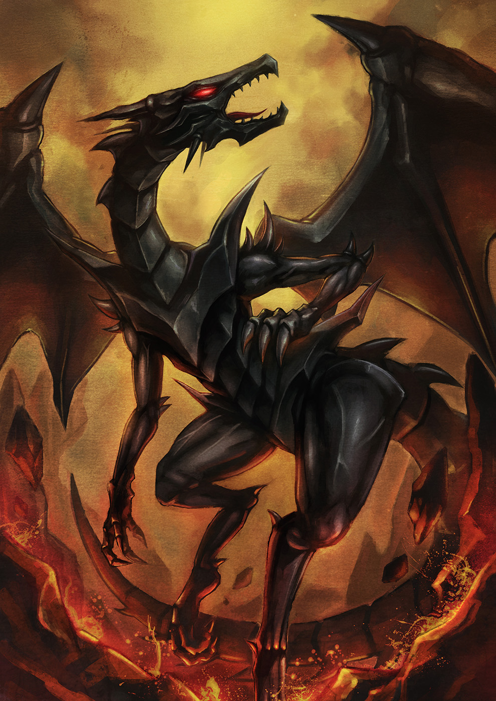 Red Eyes Black Dragon Wallpapers