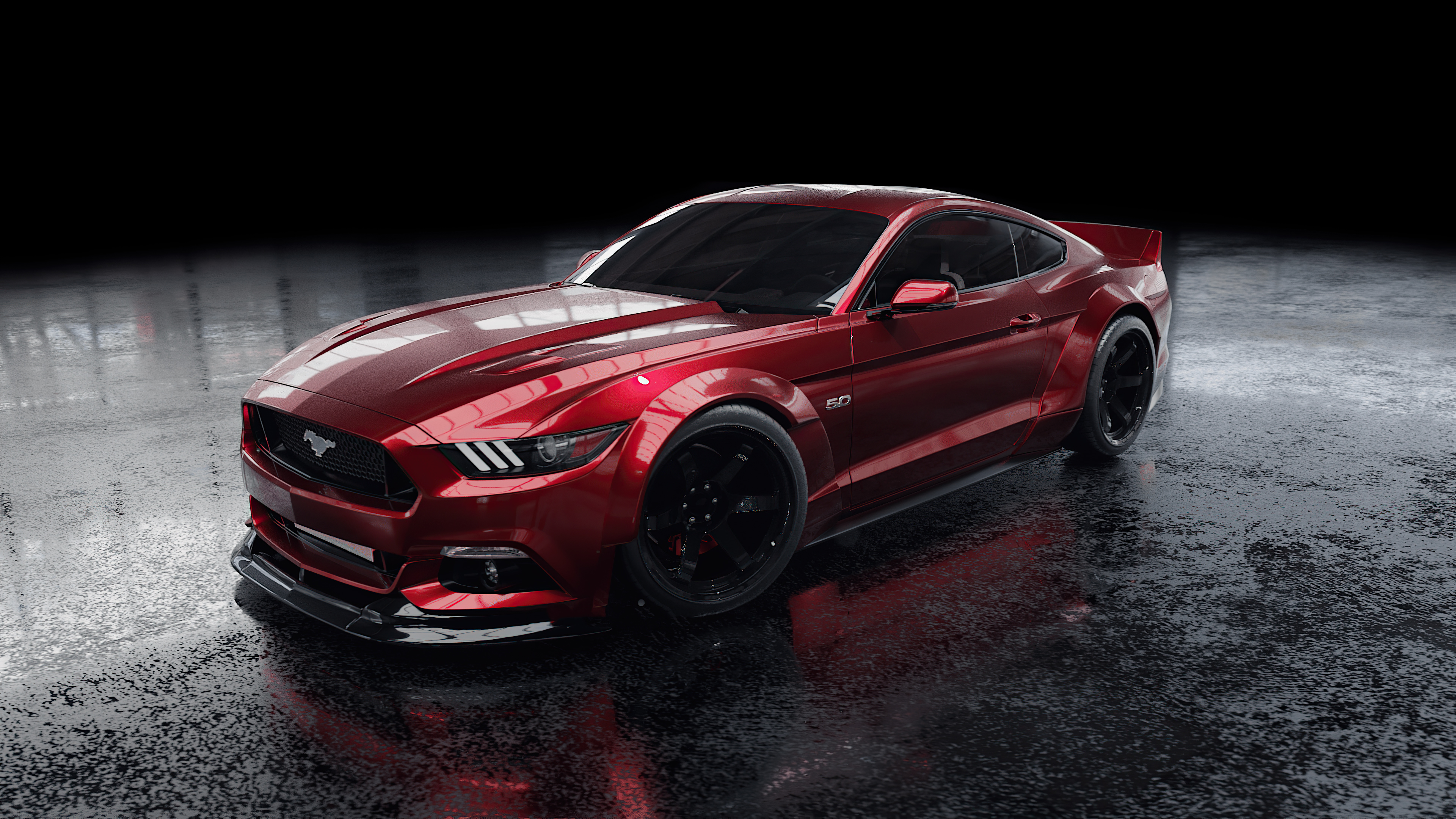 Red Ford Mustang Wallpapers