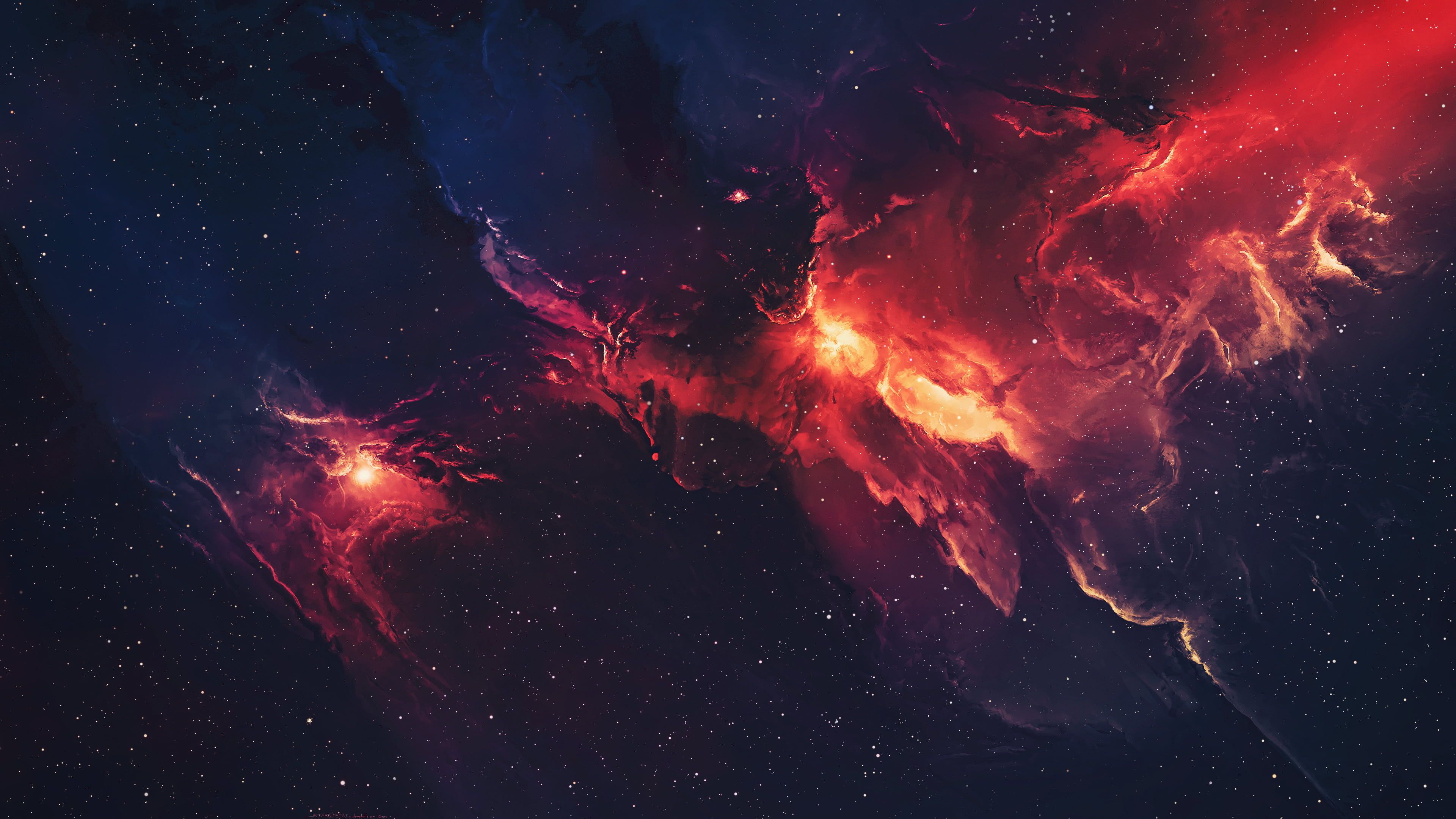 Red Galaxy Hd Wallpapers