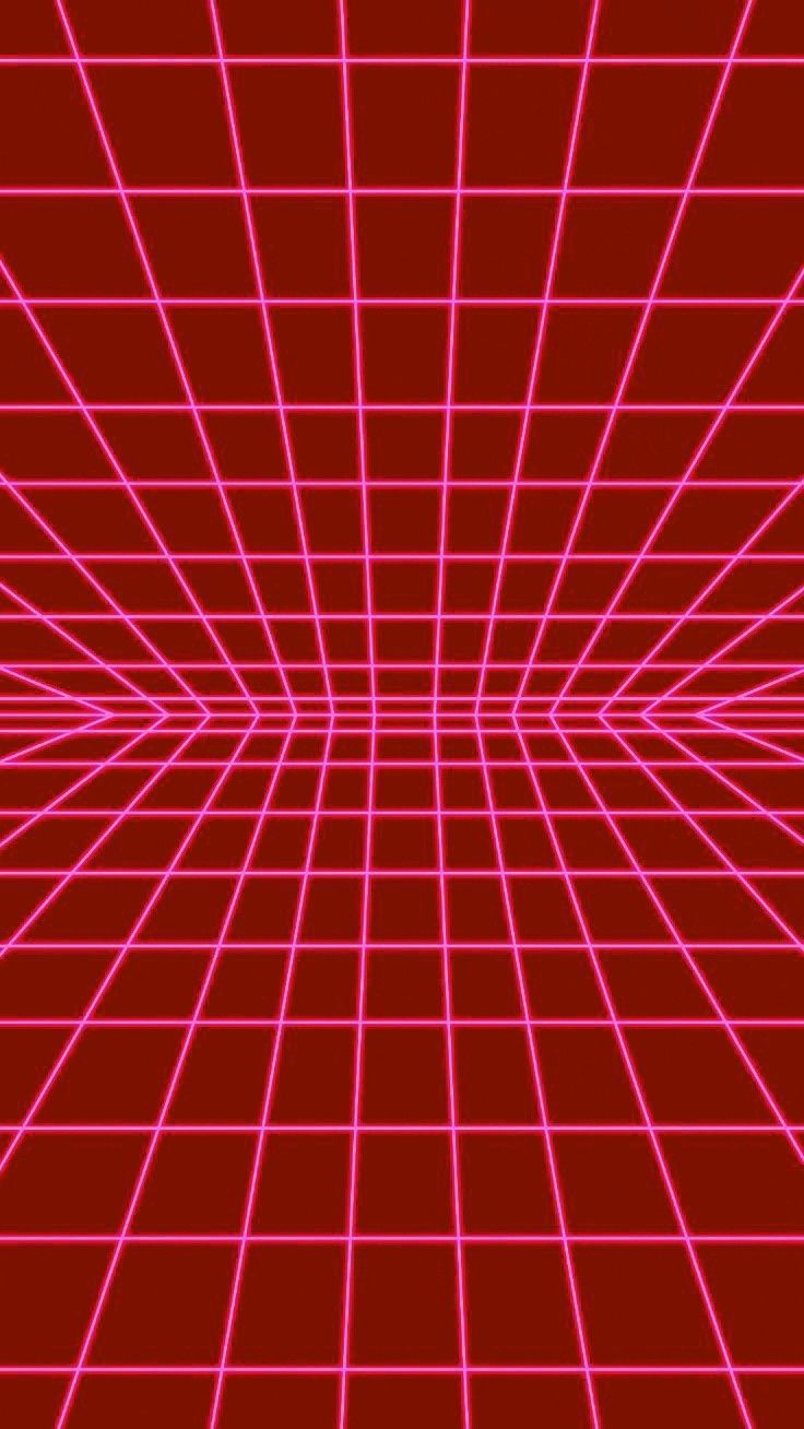 Red Grid Wallpapers