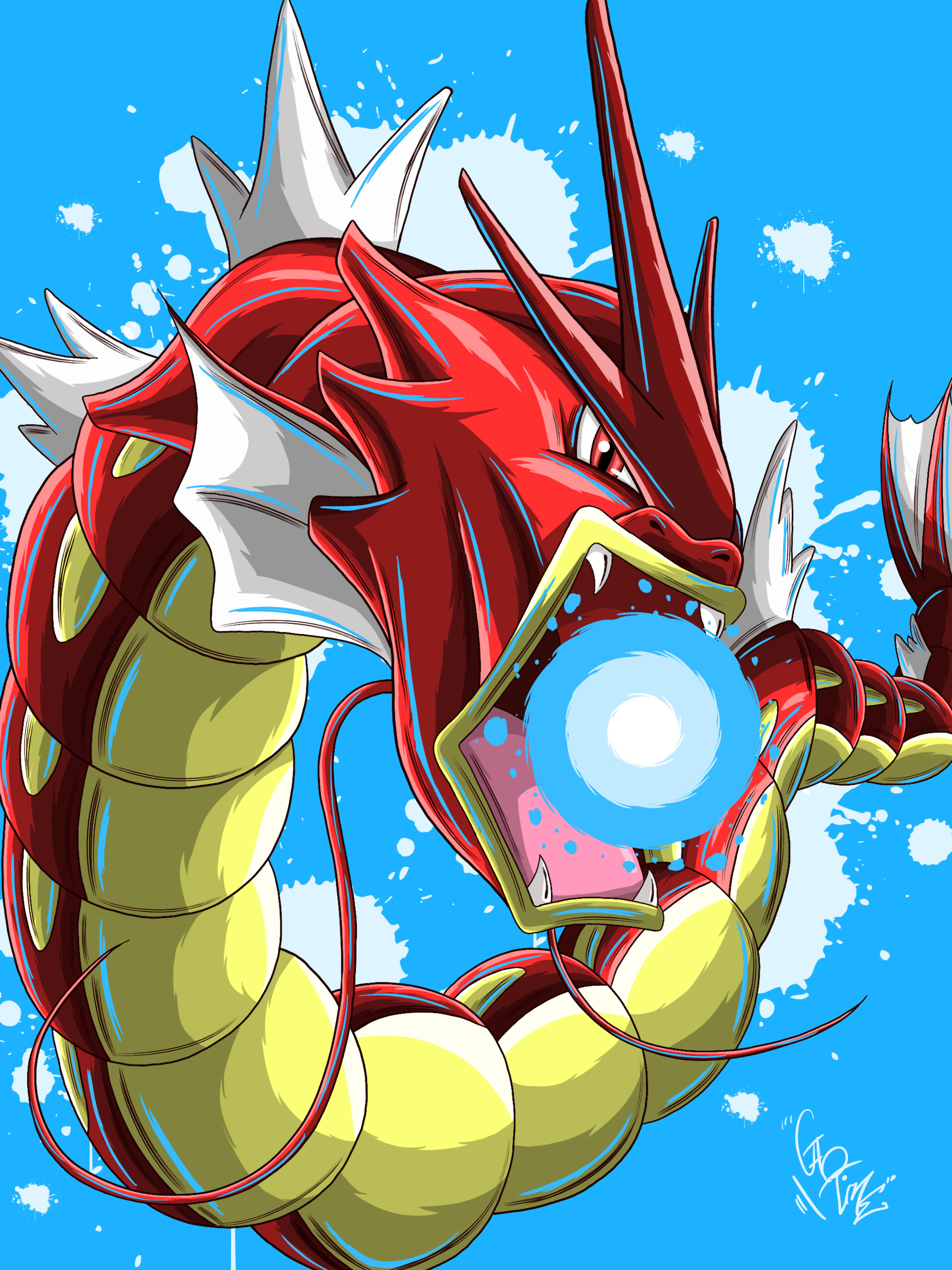 Red Gyarados Wallpapers