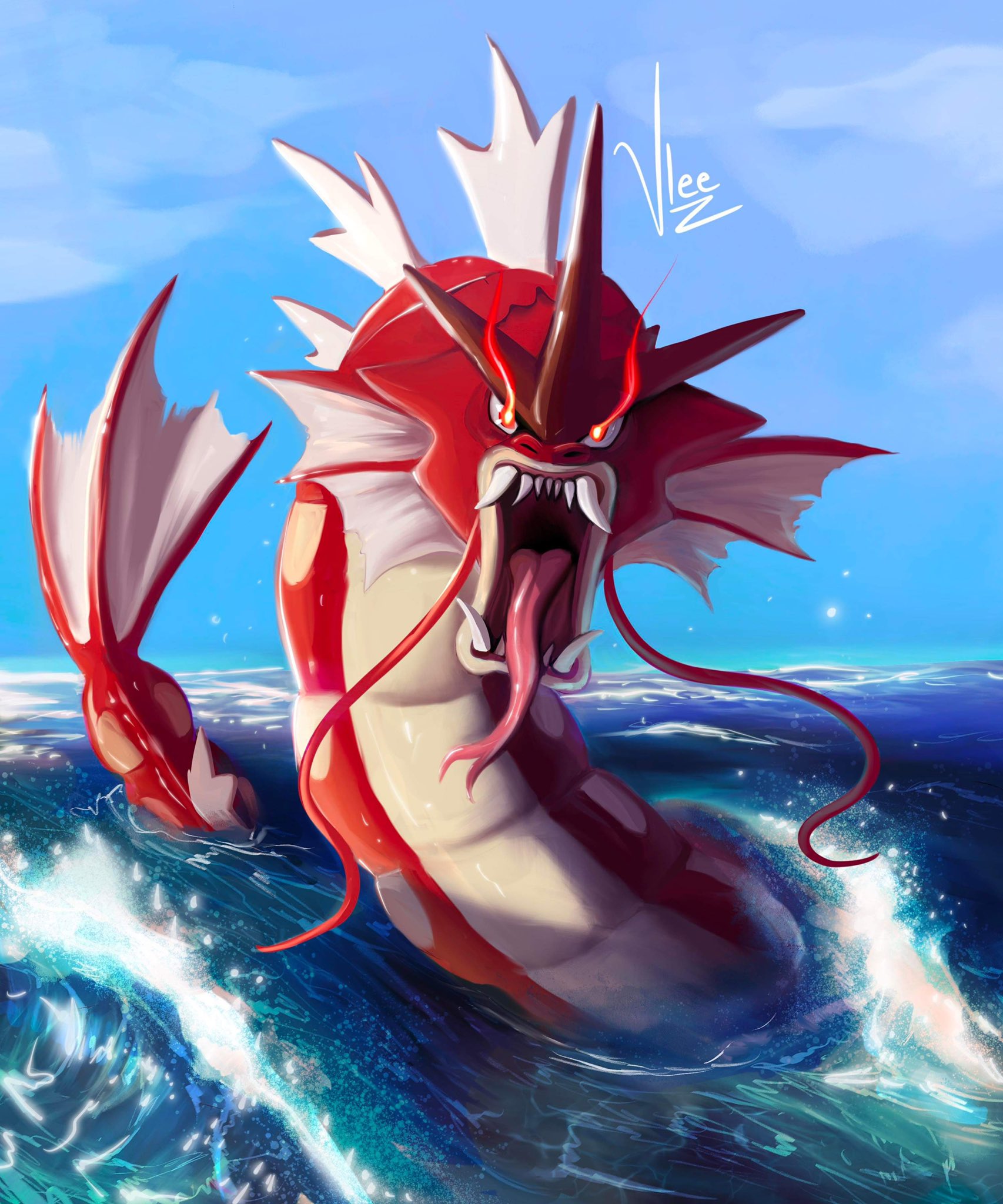 Red Gyarados Wallpapers