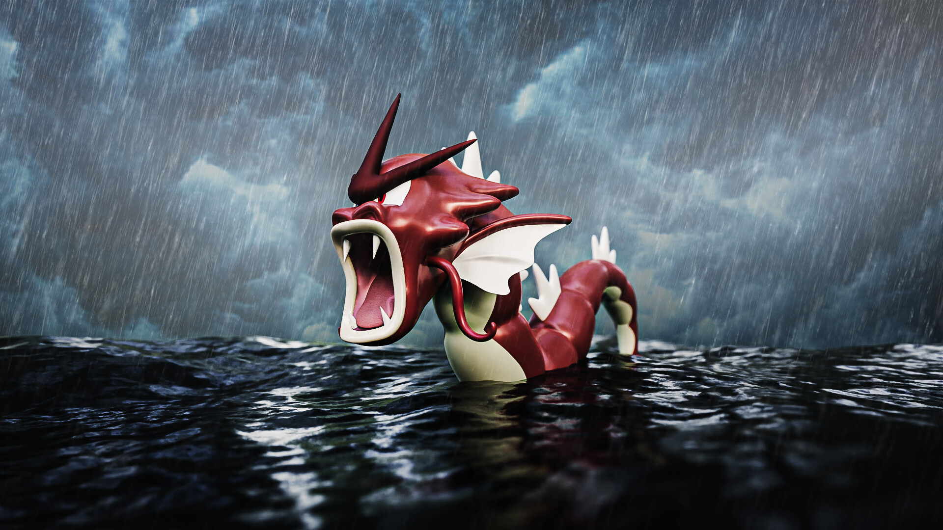 Red Gyarados Wallpapers