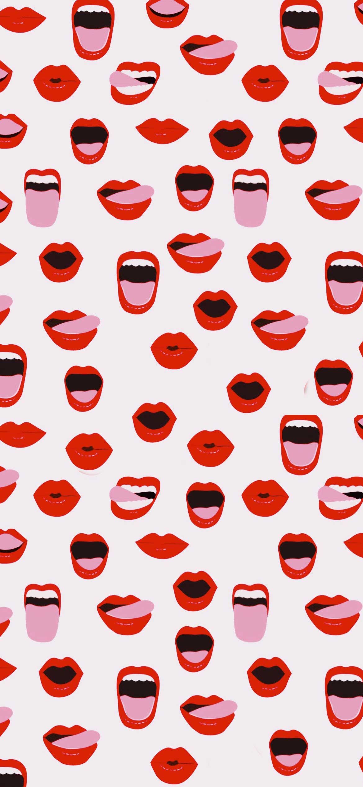 Red Lips Iphone Wallpapers