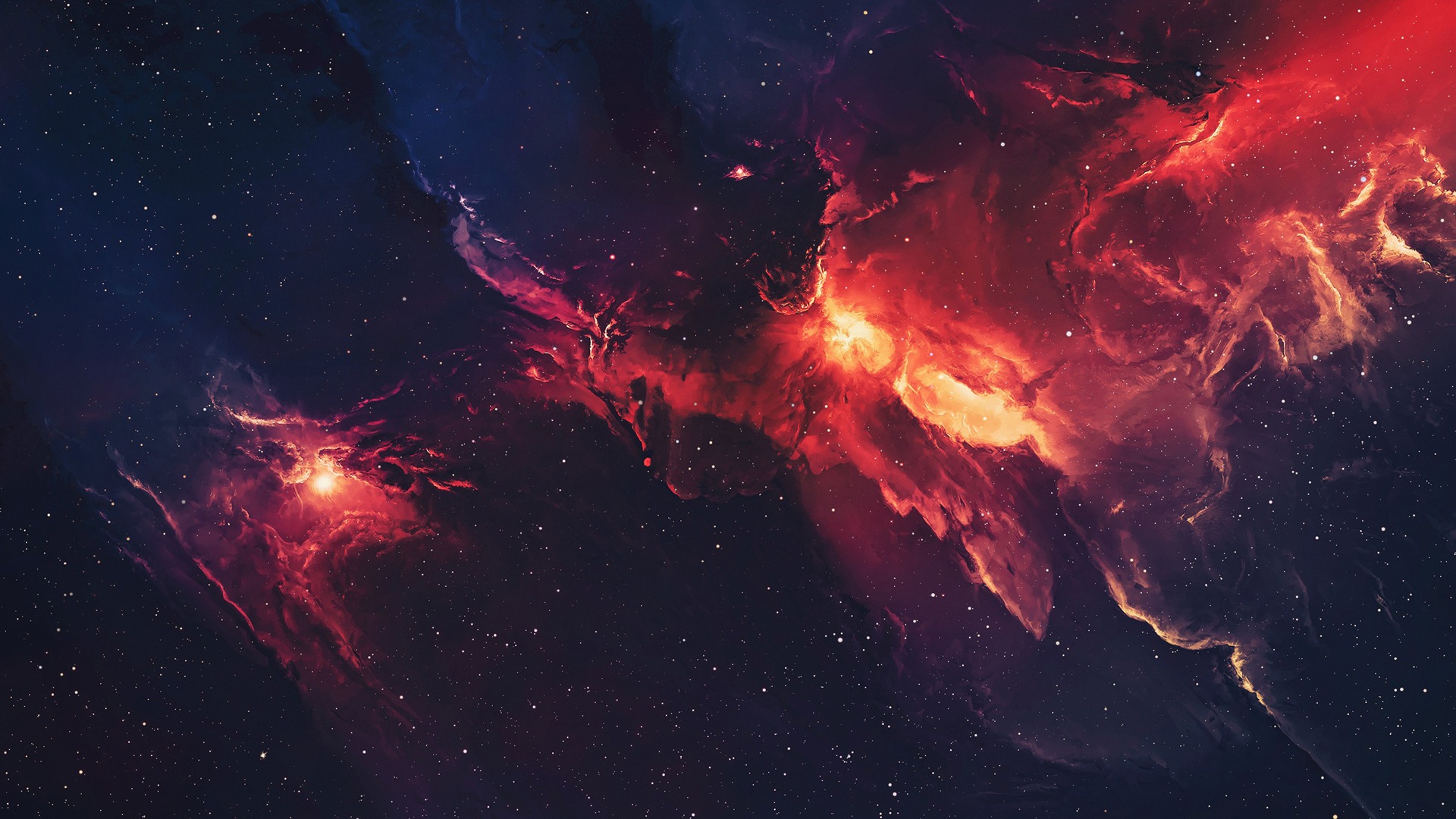 Red Nebula Wallpapers