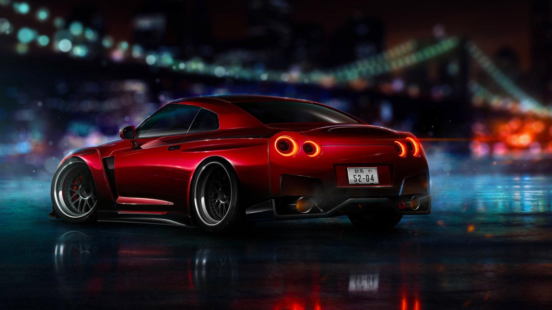 Red Neon Car Wallpapers