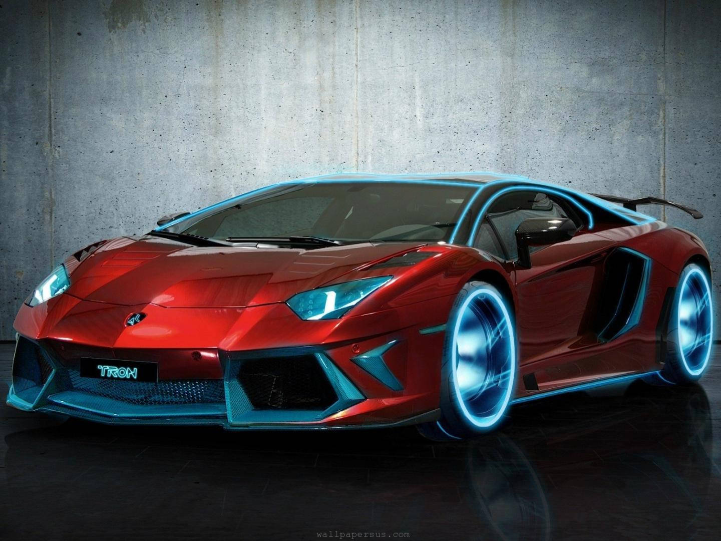 Red Neon Car Wallpapers