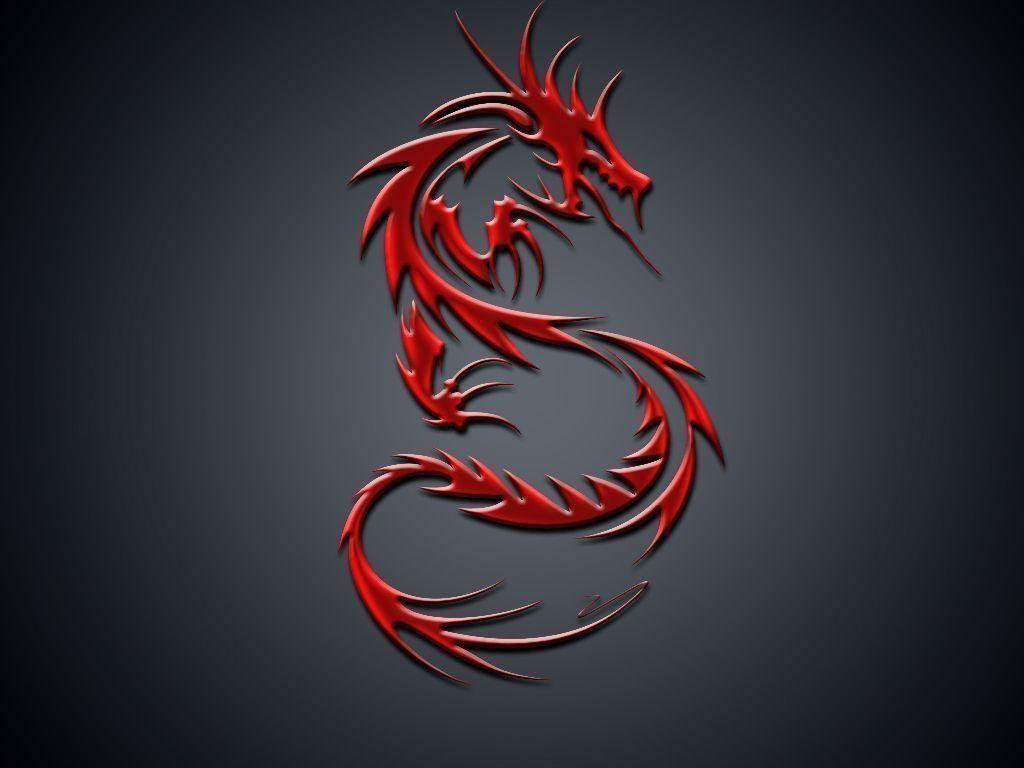 Red Neon Dragon Wallpapers