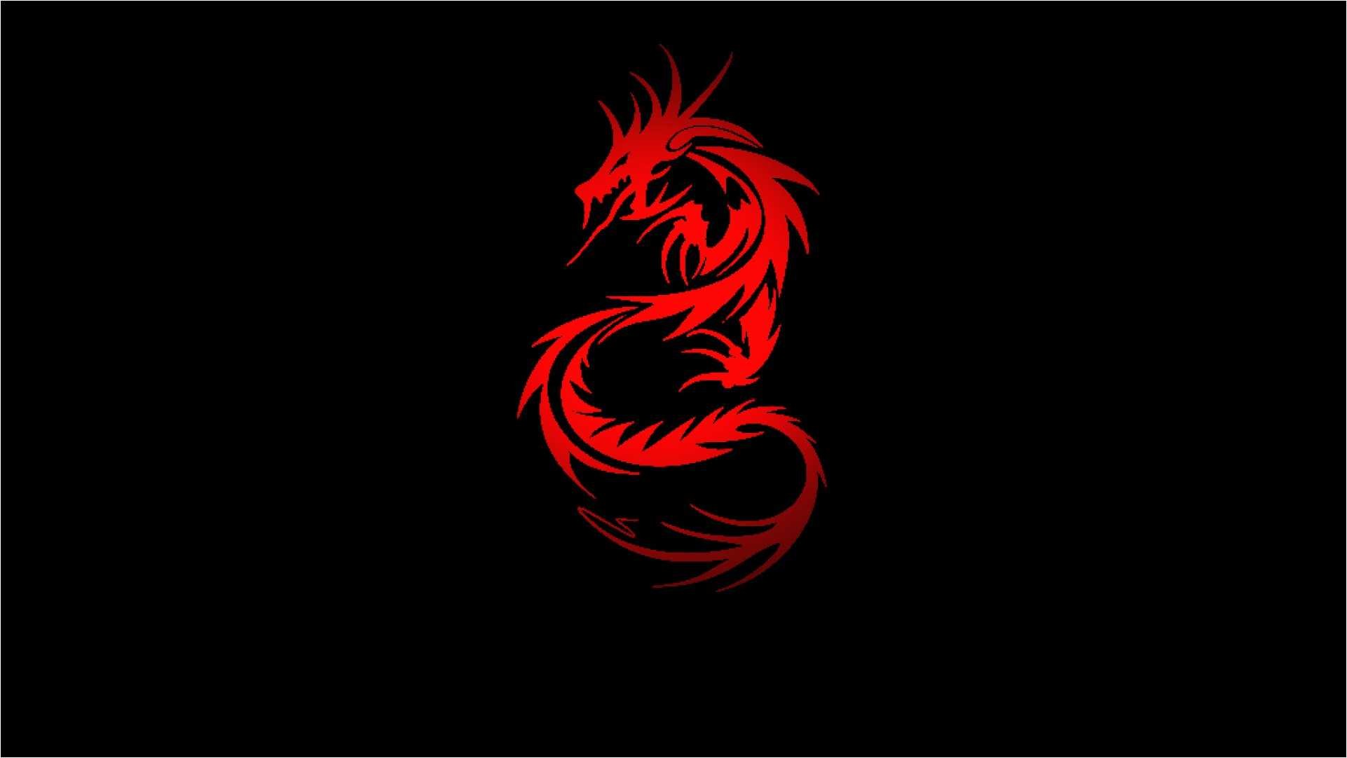 Red Neon Dragon Wallpapers