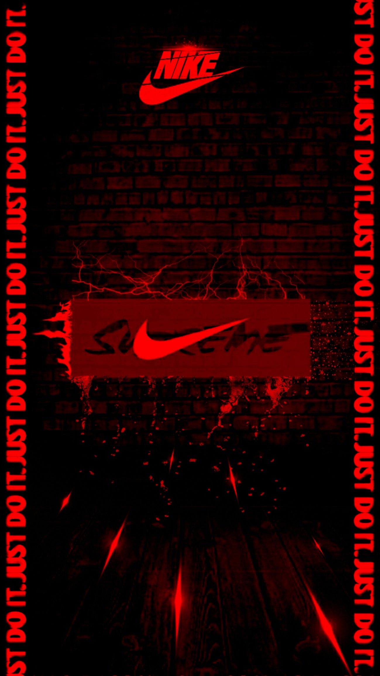 Red Nike Logo Wallpapers