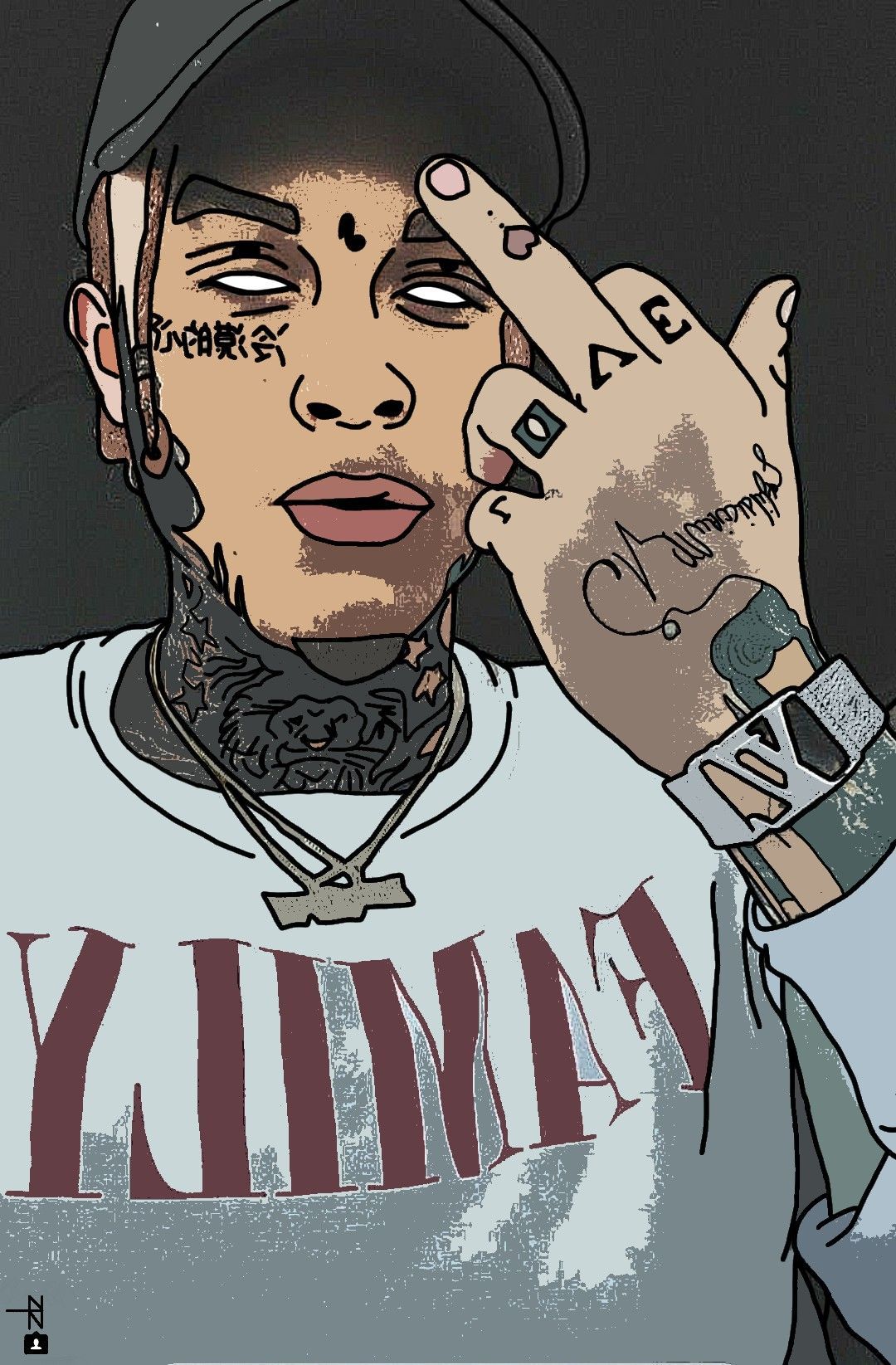 Red Roes Lil Skies Wallpapers