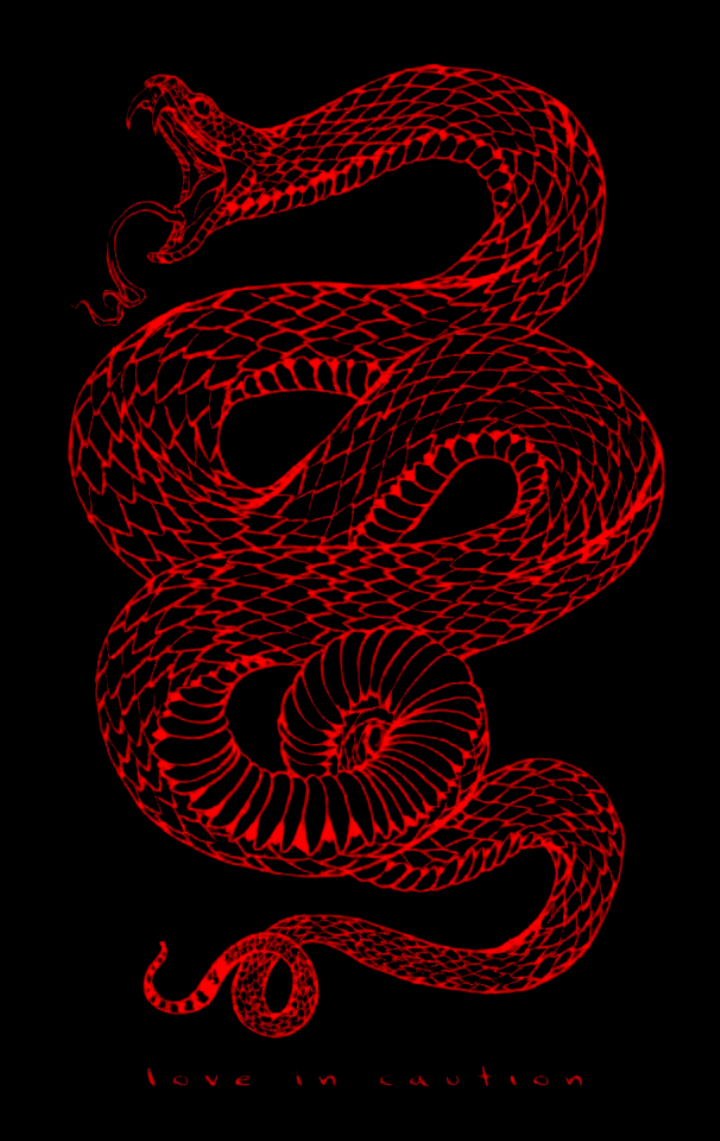 Red Snake Aesthetics Wallpapers