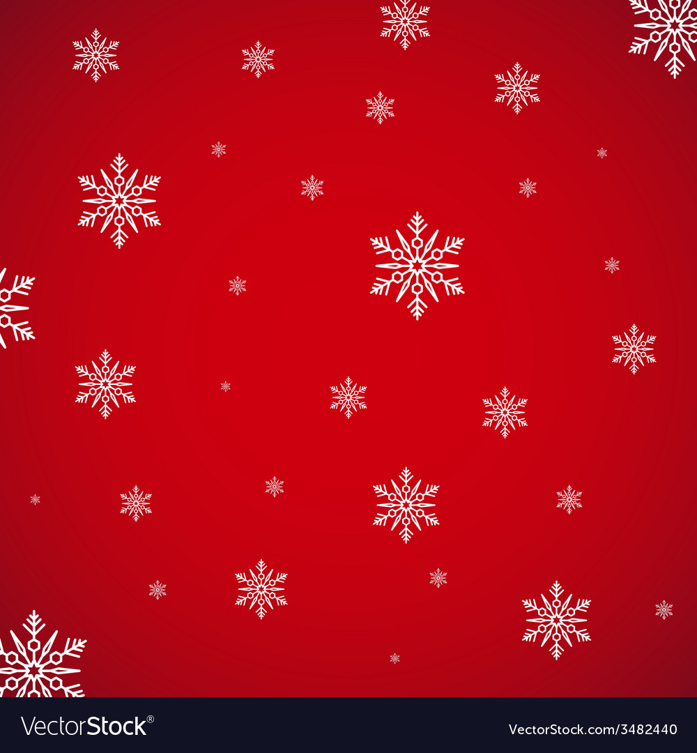 Red Snowflake Wallpapers