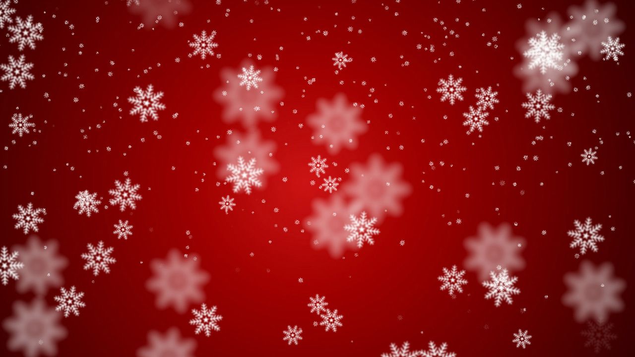 Red Snowflake Wallpapers