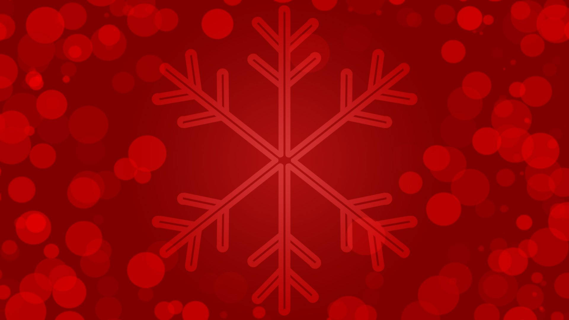 Red Snowflake Wallpapers