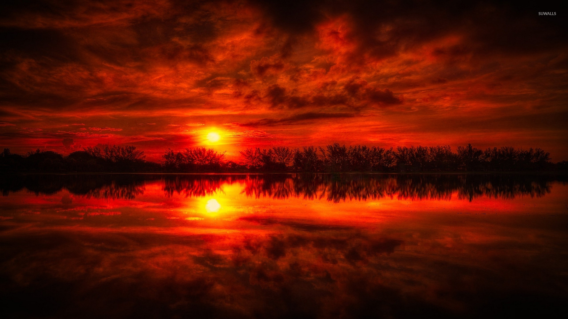 Red Sunset Wallpapers