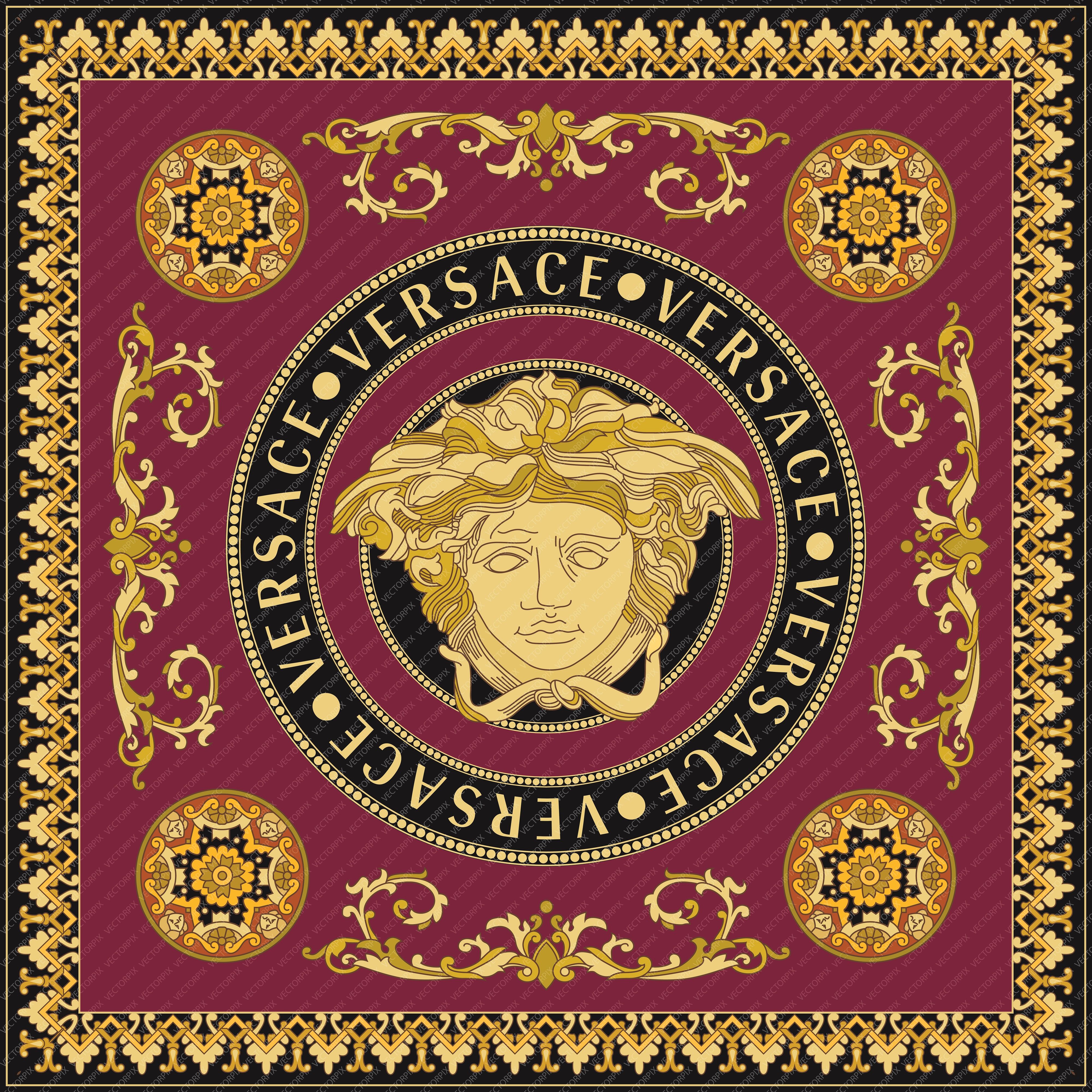 Red Versace Wallpapers