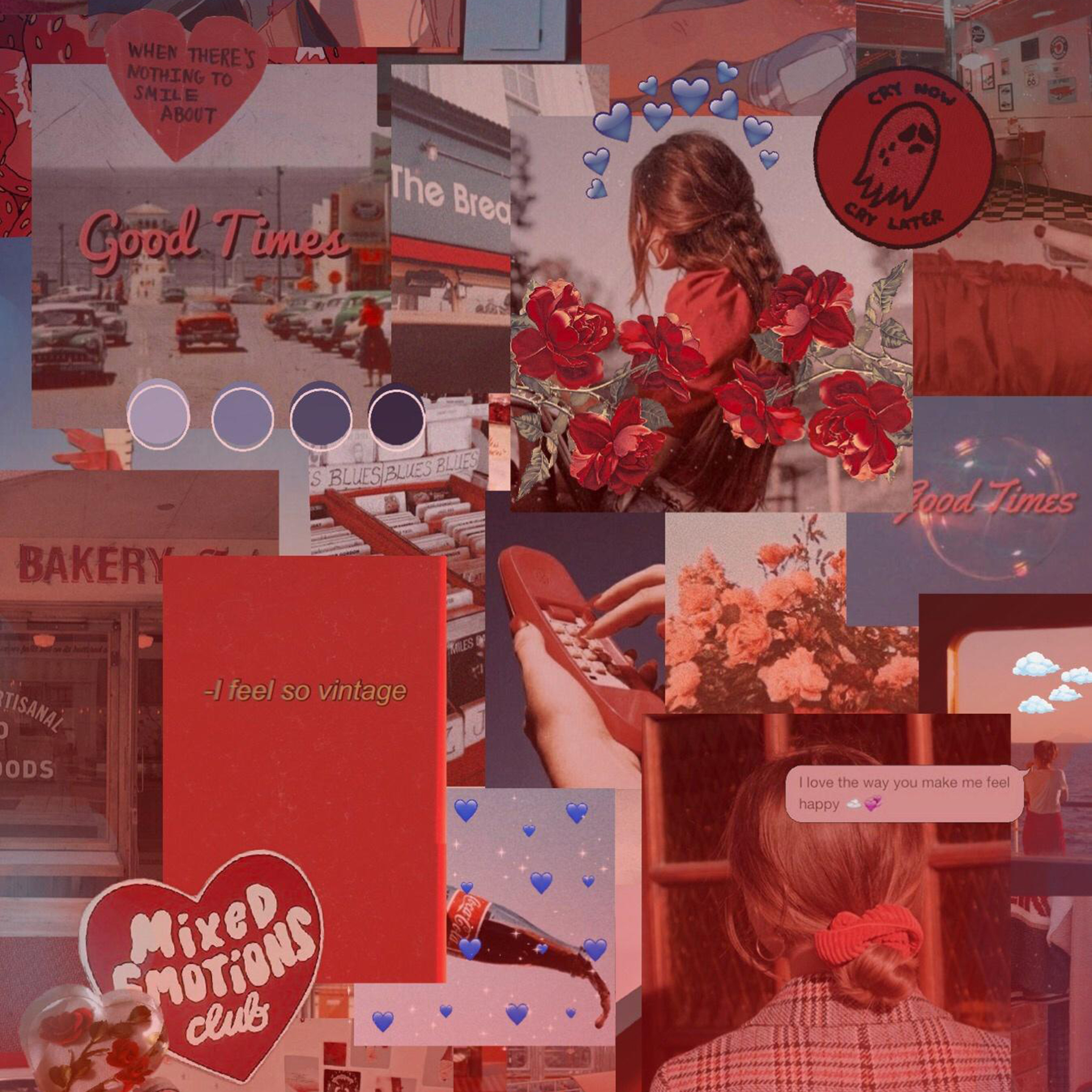 Red Vintage Aesthetic Wallpapers