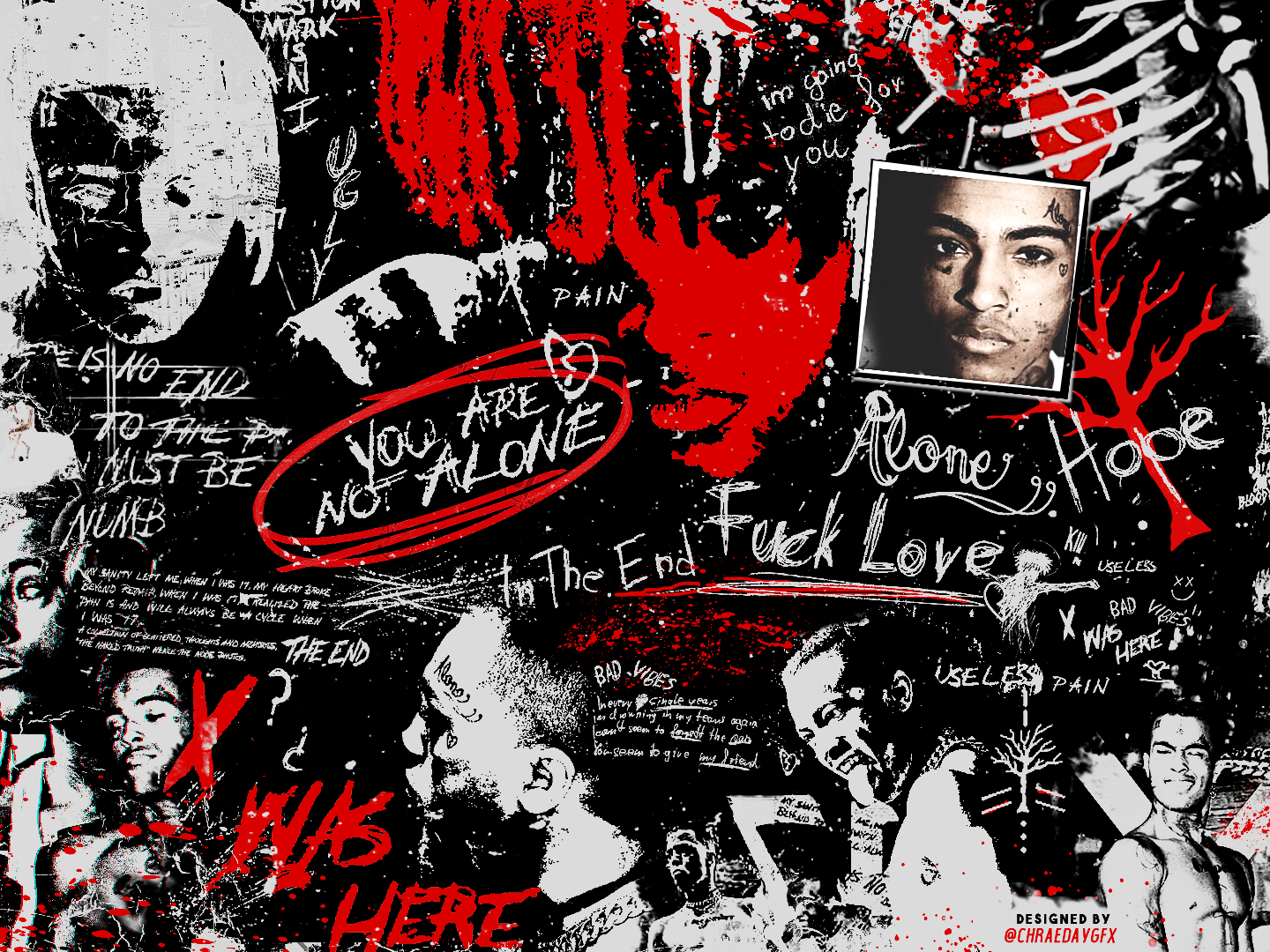 Red Xxxtentacion Revenge Wallpapers