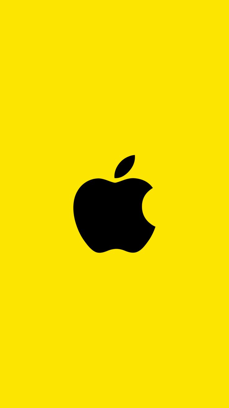 Yellow Apple Iphone Wallpapers