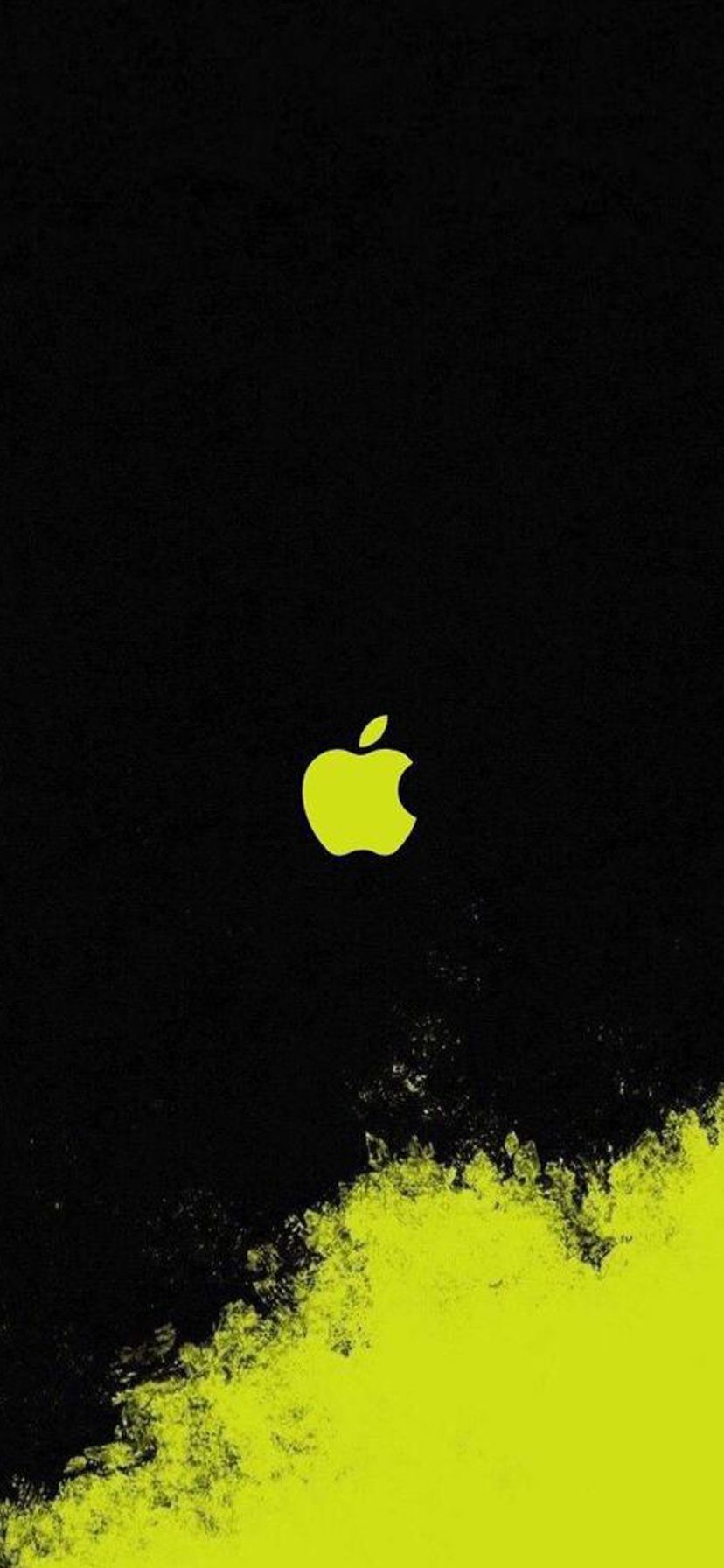 Yellow Apple Iphone Wallpapers