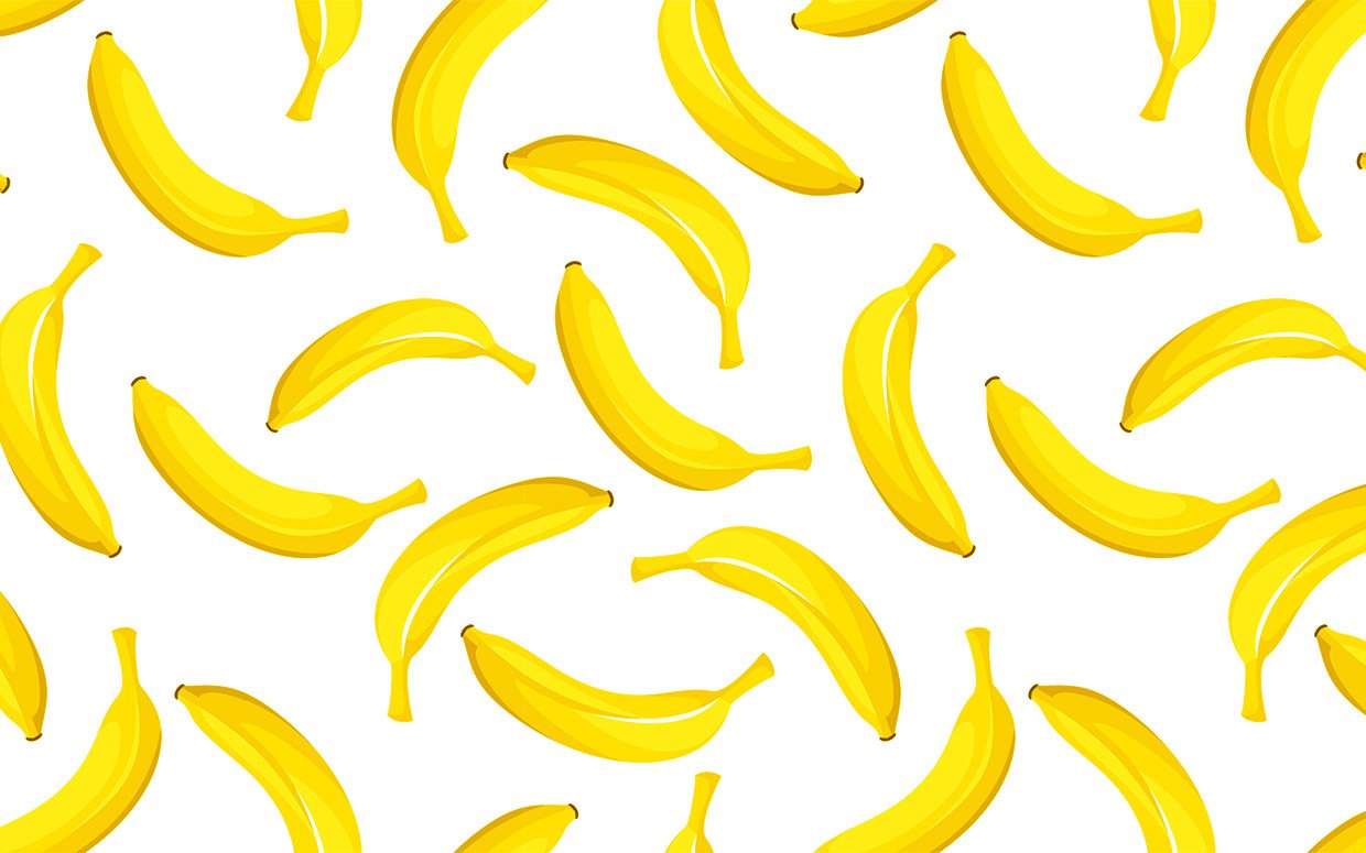 Yellow Banana Aesthetic Computer Wallpapers