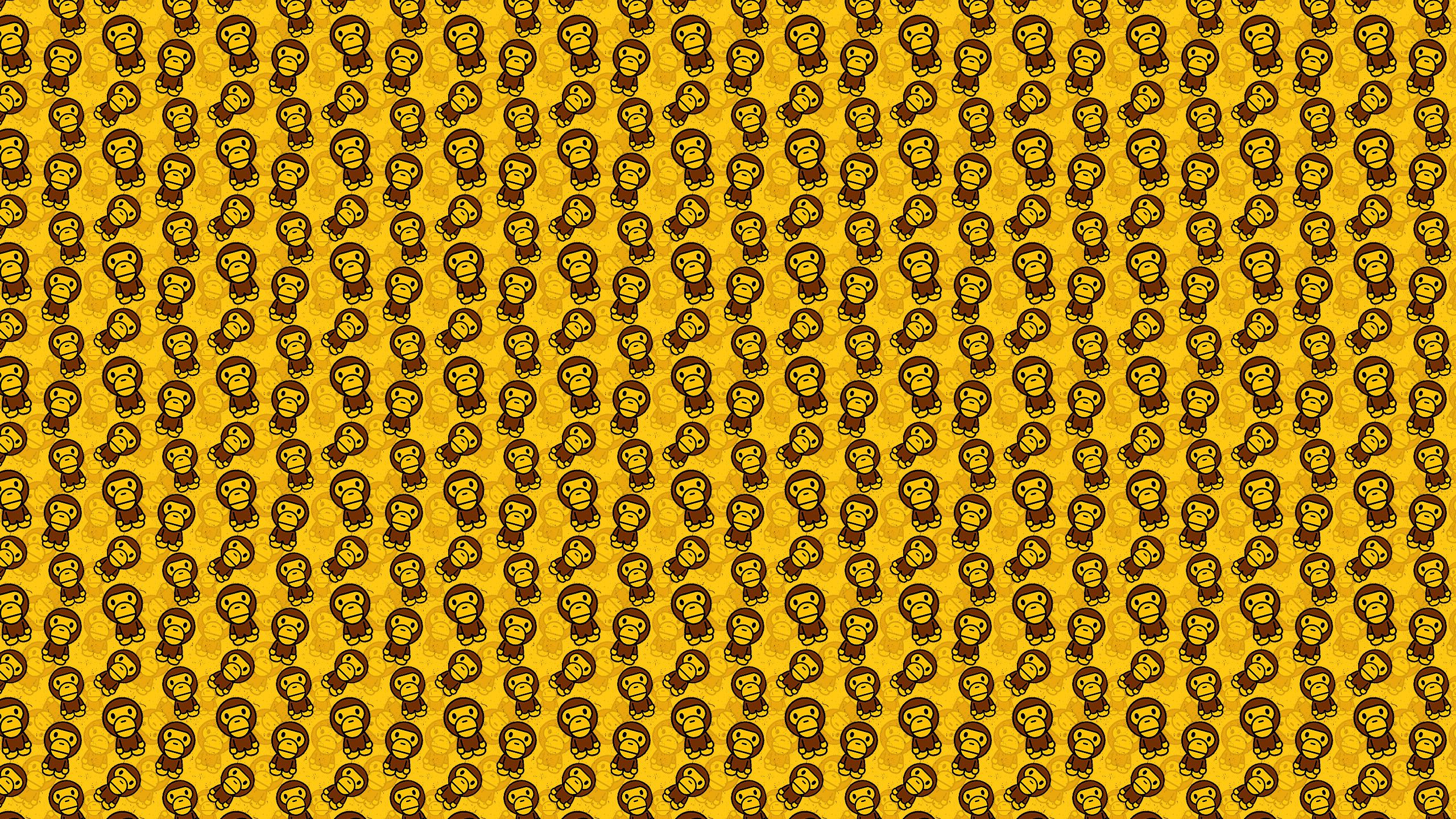 Yellow Bape Logo Wallpapers