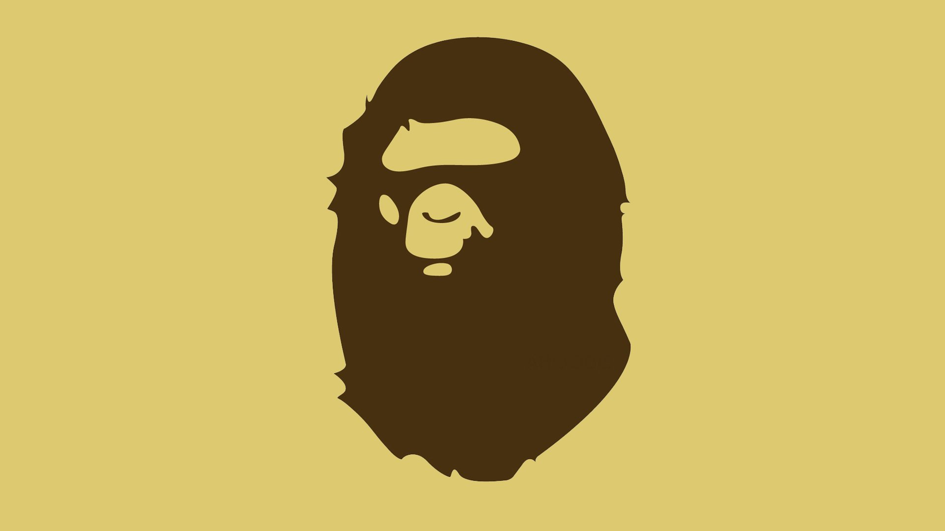 Yellow Bape Logo Wallpapers