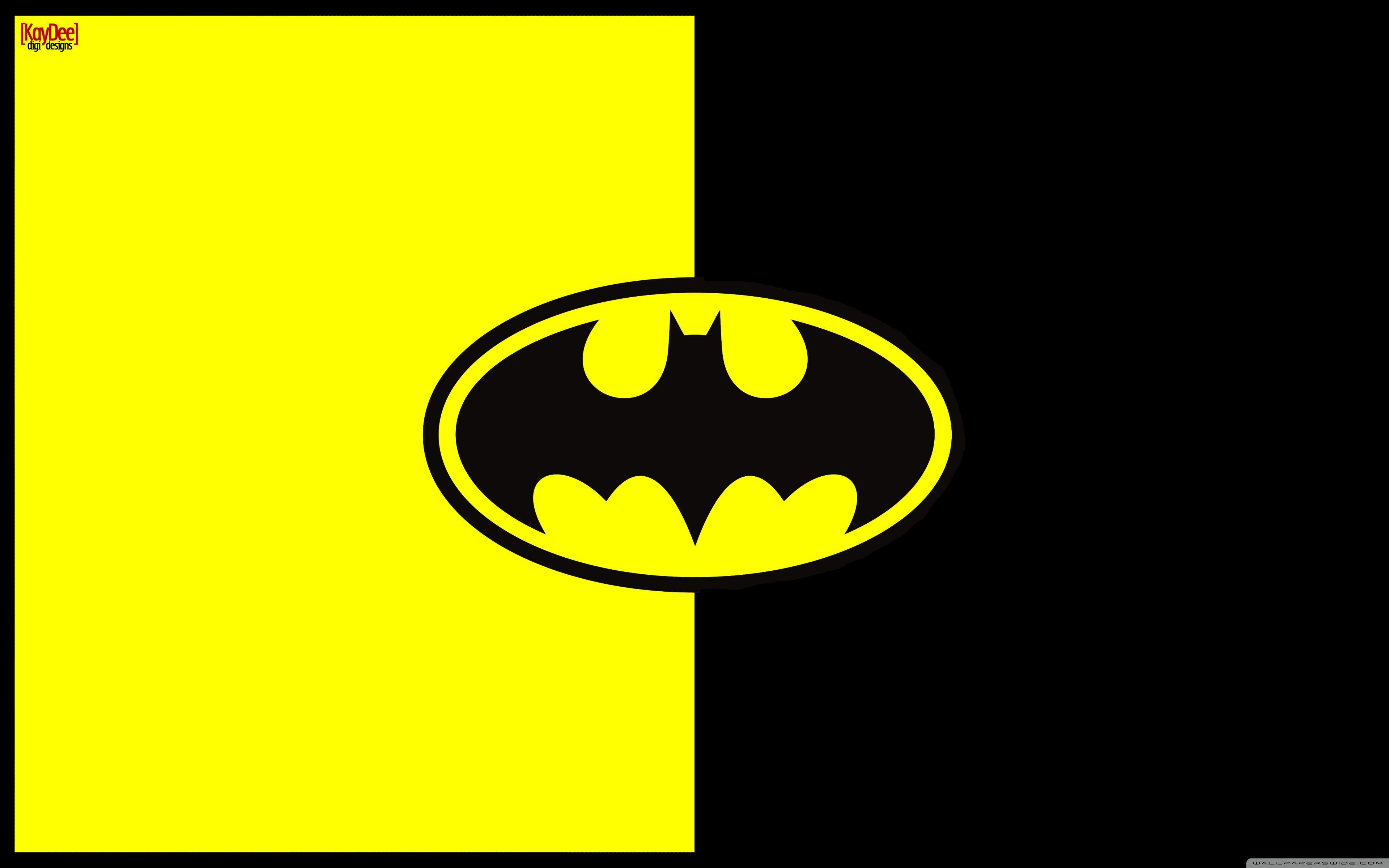 Yellow Batman Sign Wallpapers