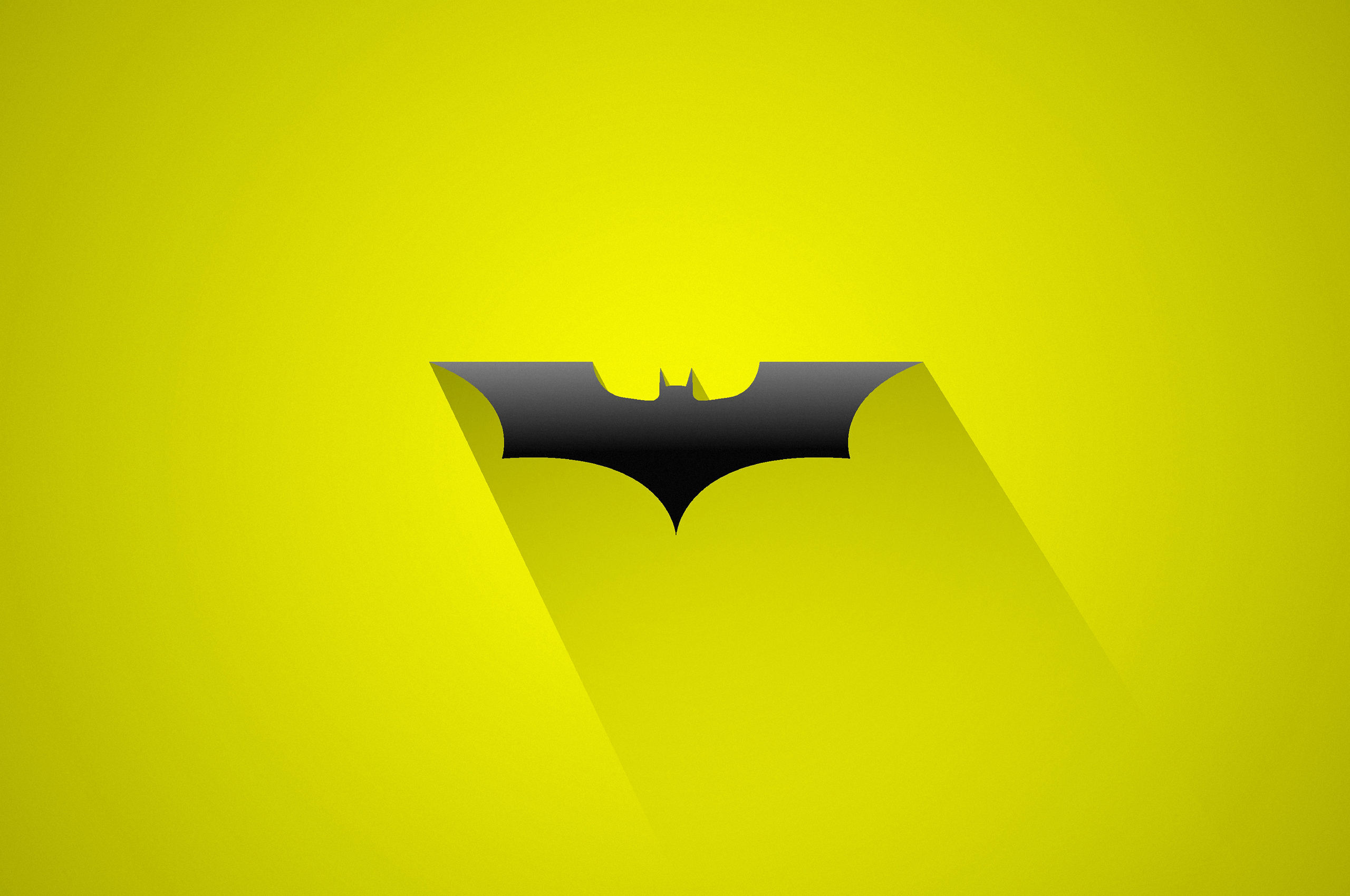 Yellow Batman Sign Wallpapers