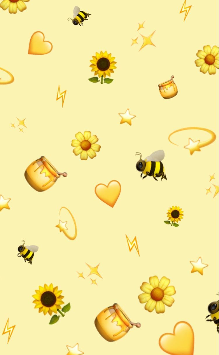 Yellow Bee Aesthetic Wallpapers