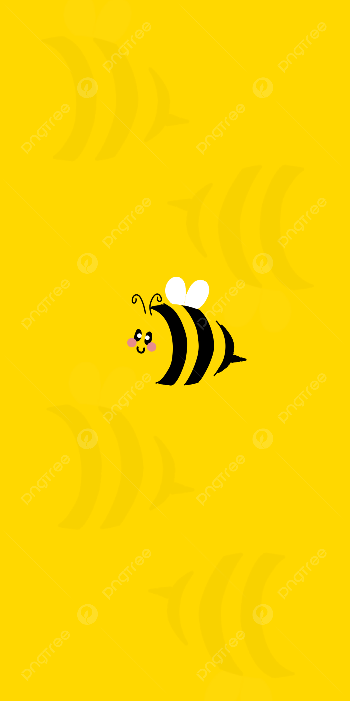 Yellow Bee Aesthetic Wallpapers