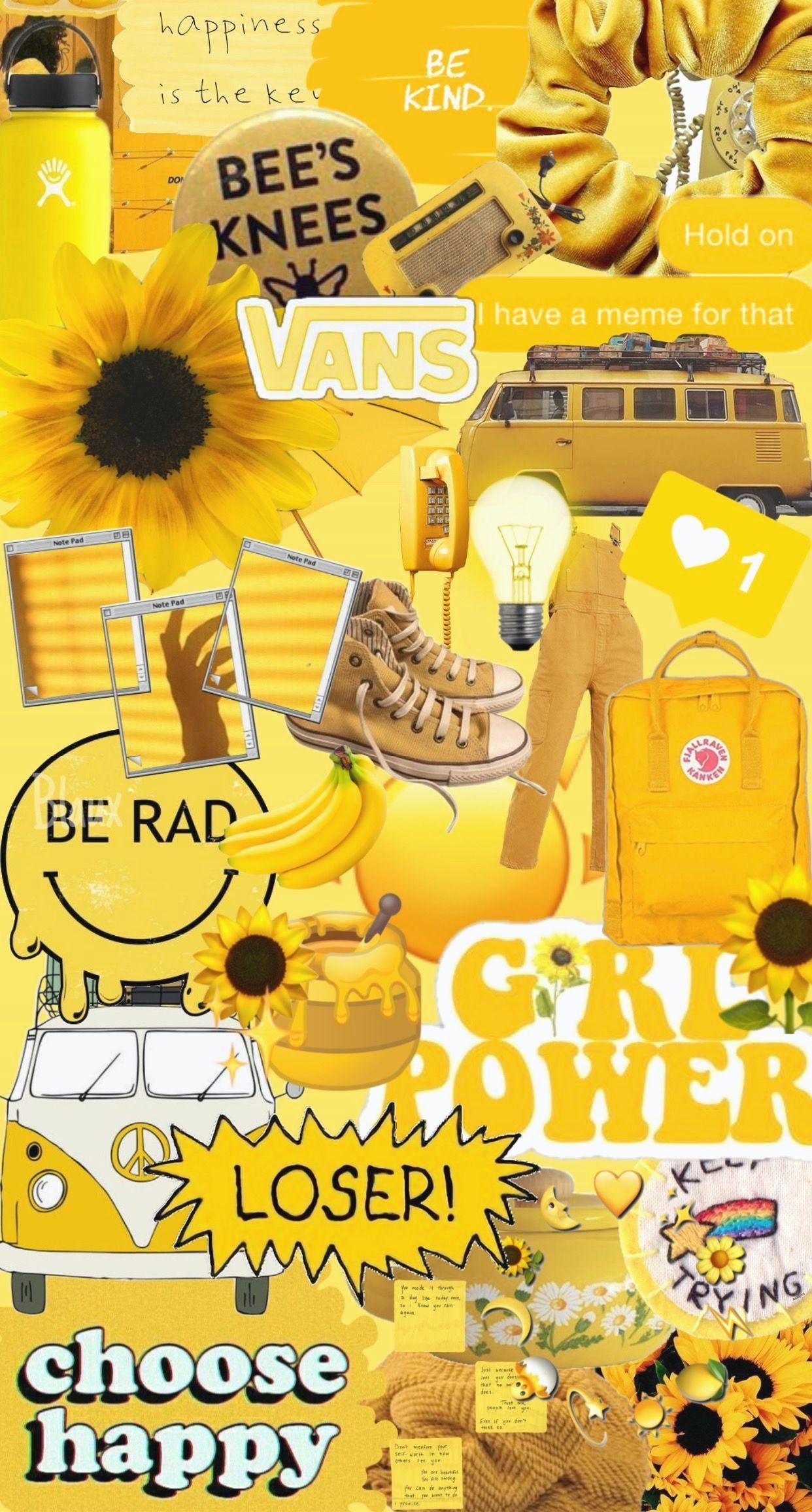 Yellow Bee Aesthetic Wallpapers