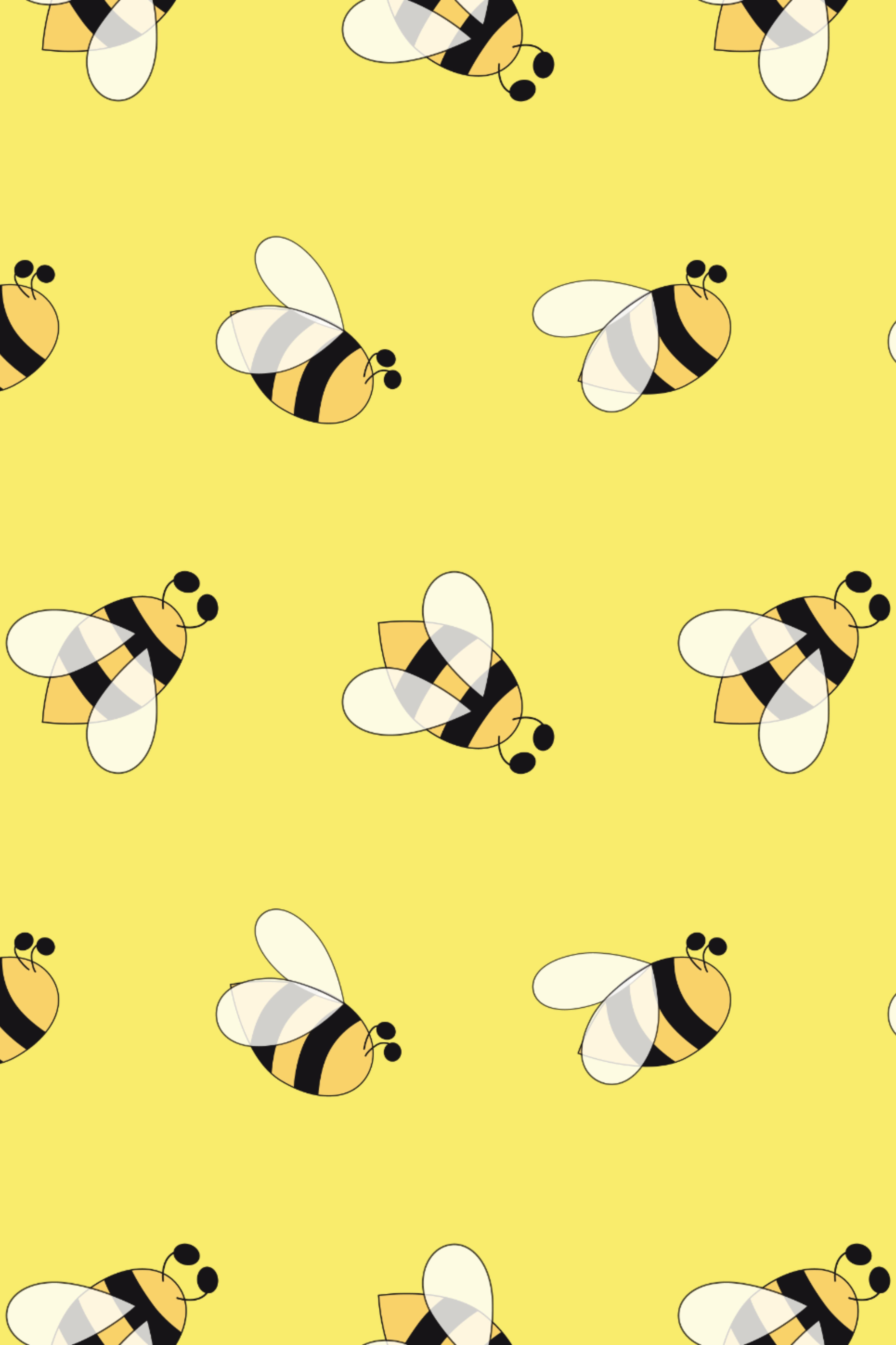 Yellow Bee Aesthetic Wallpapers