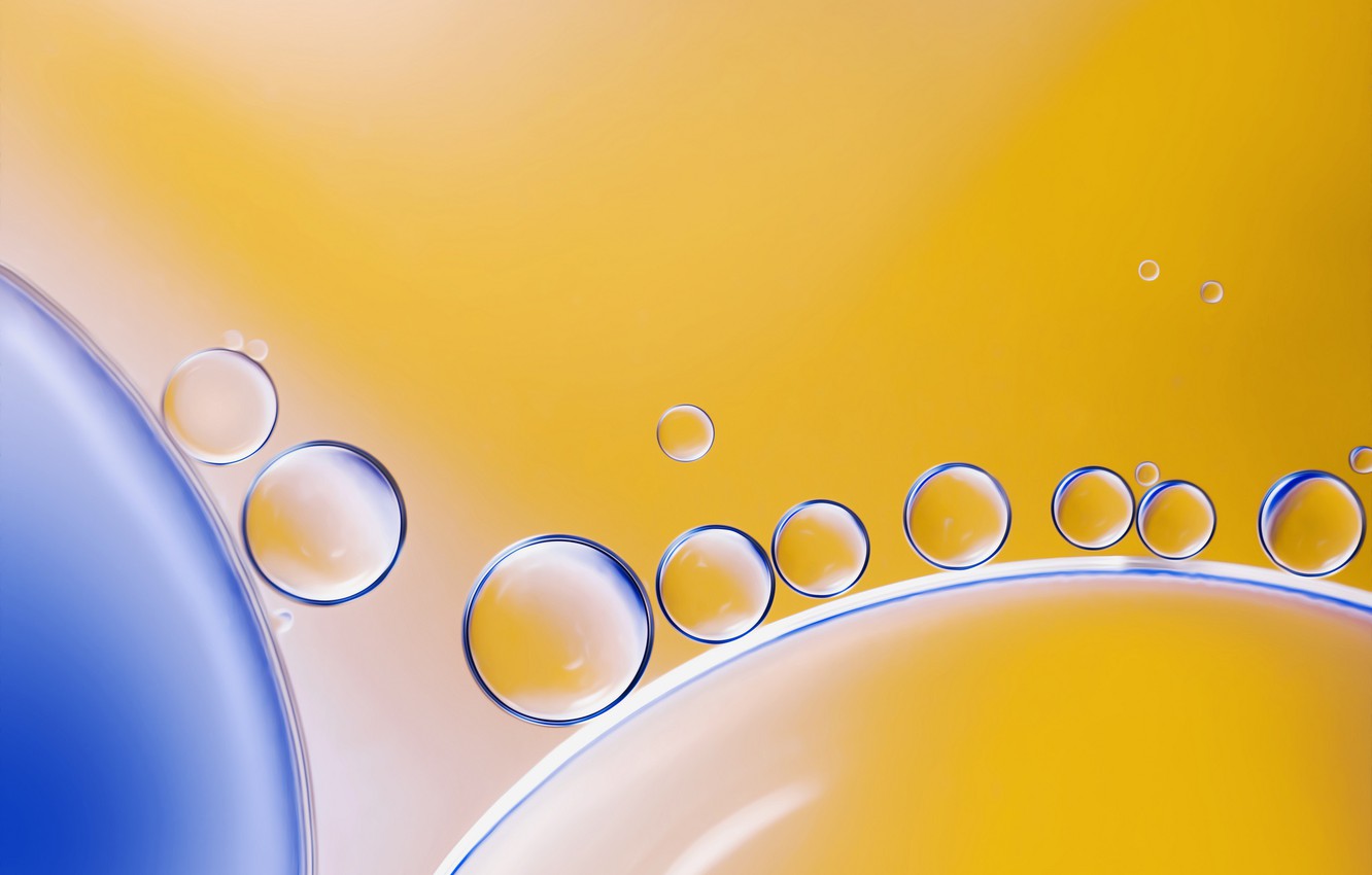 Yellow Bubble Wallpapers