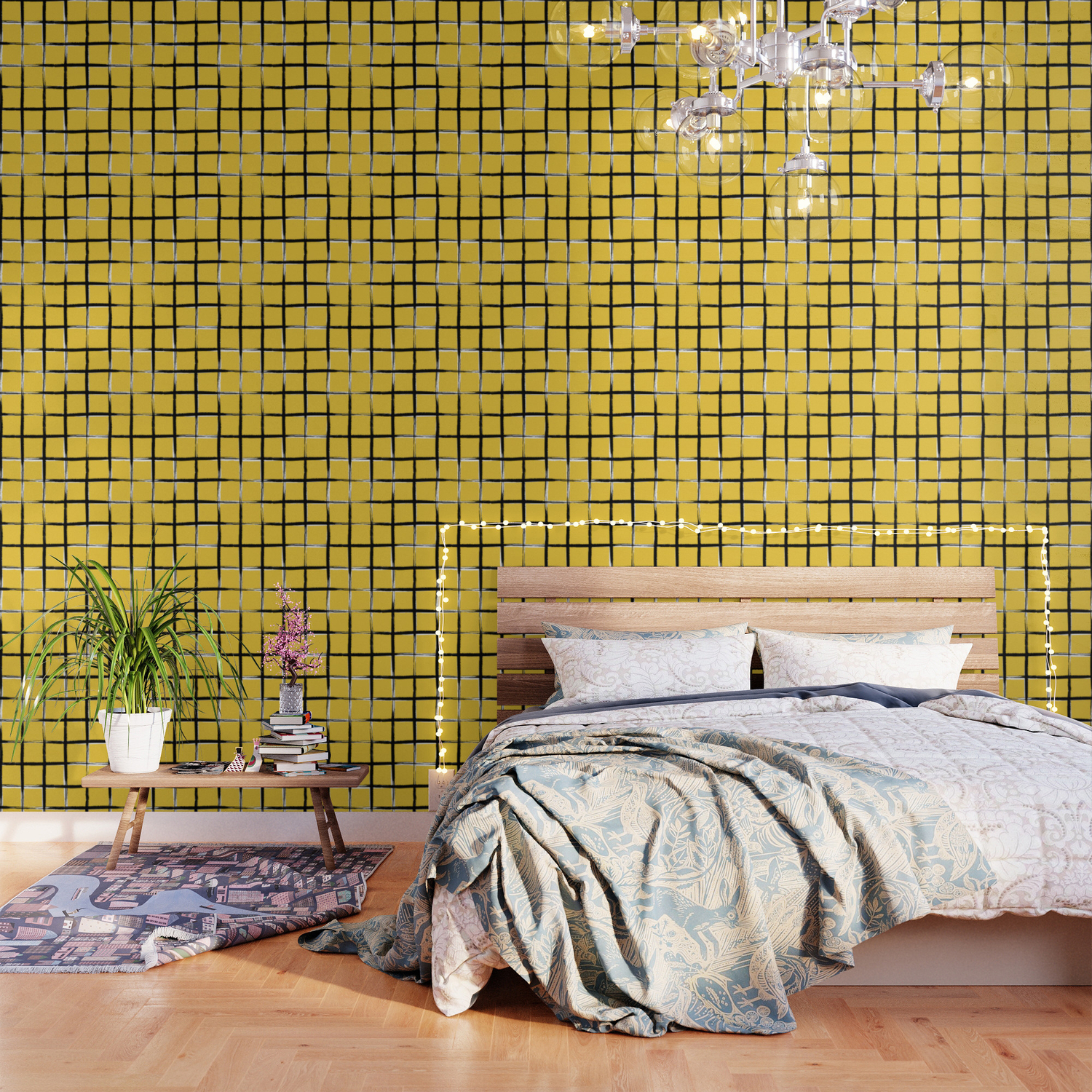 Yellow Checkered Wallpapers