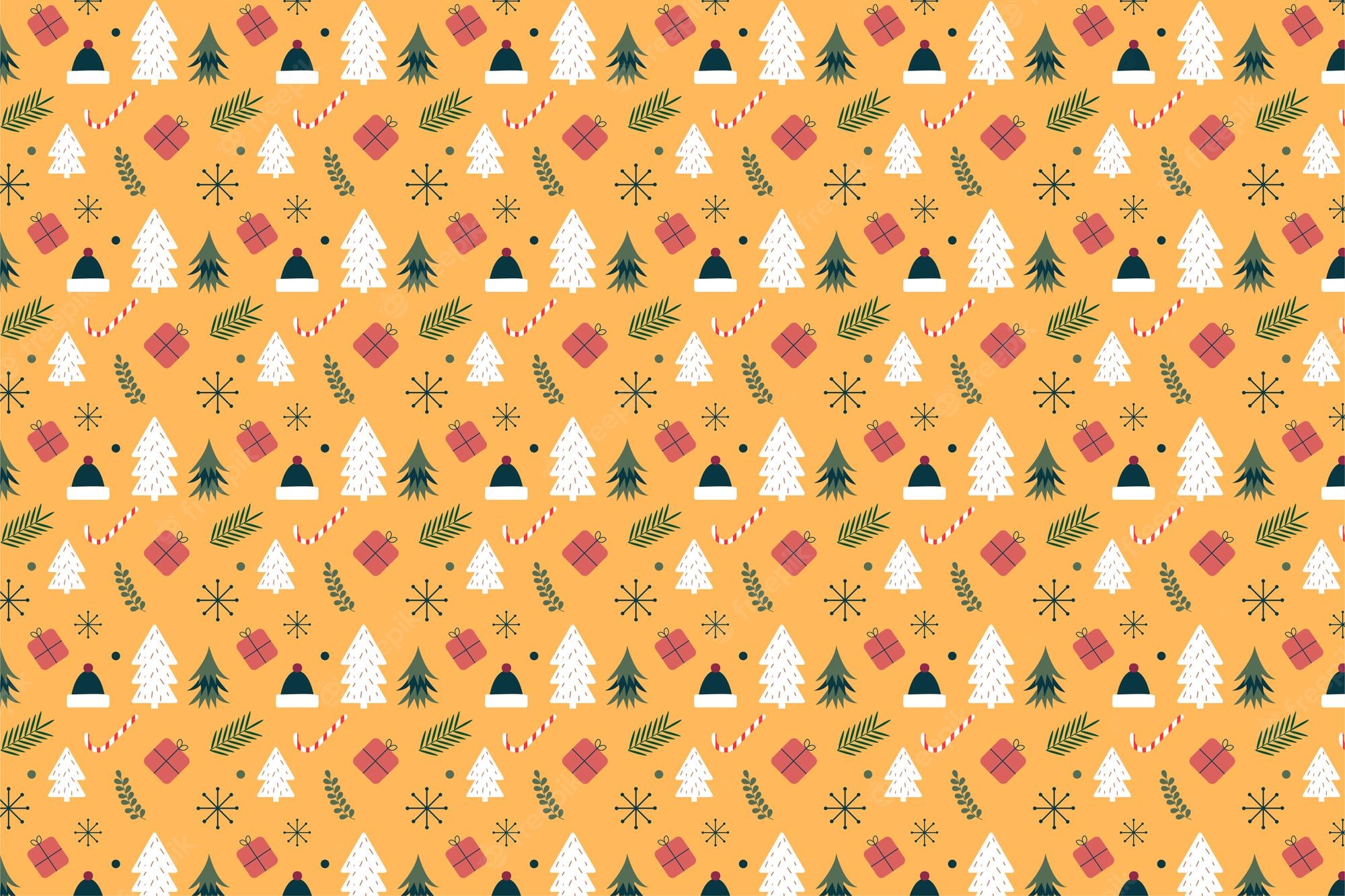 Yellow Christmas Wallpapers