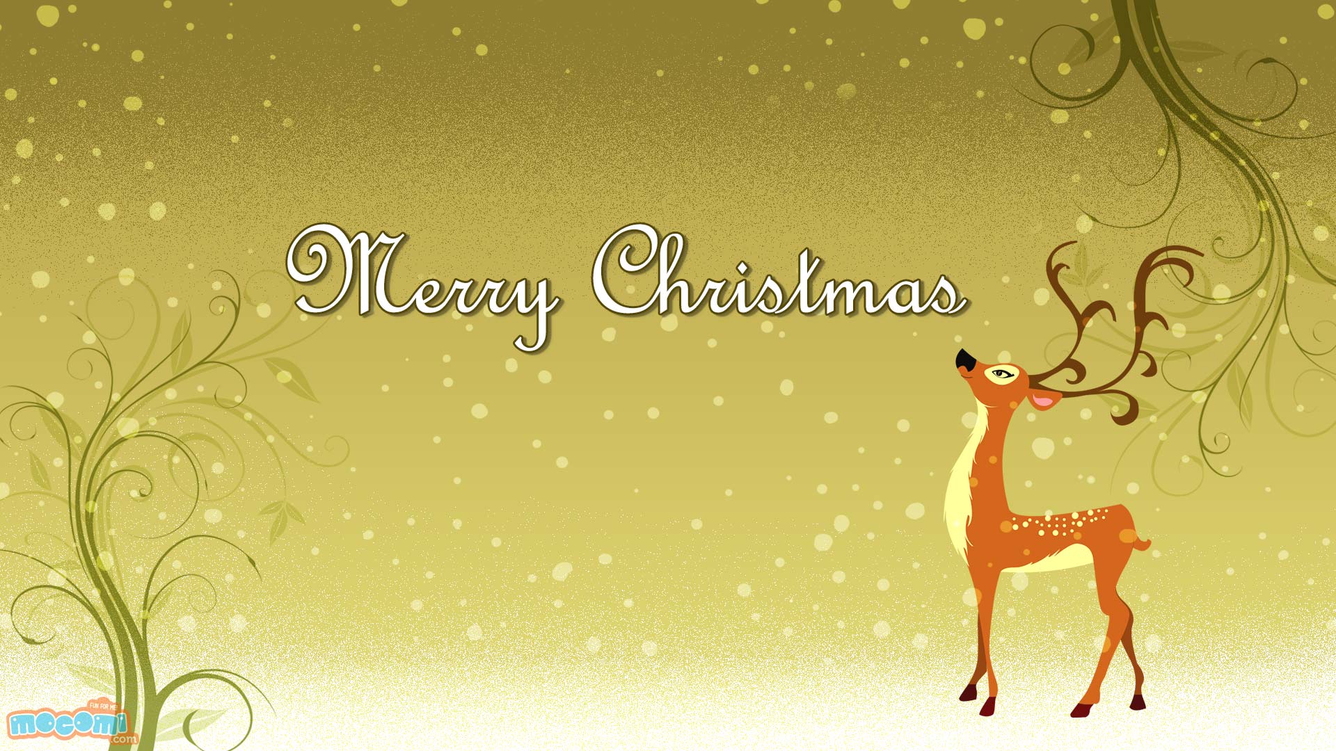 Yellow Christmas Wallpapers