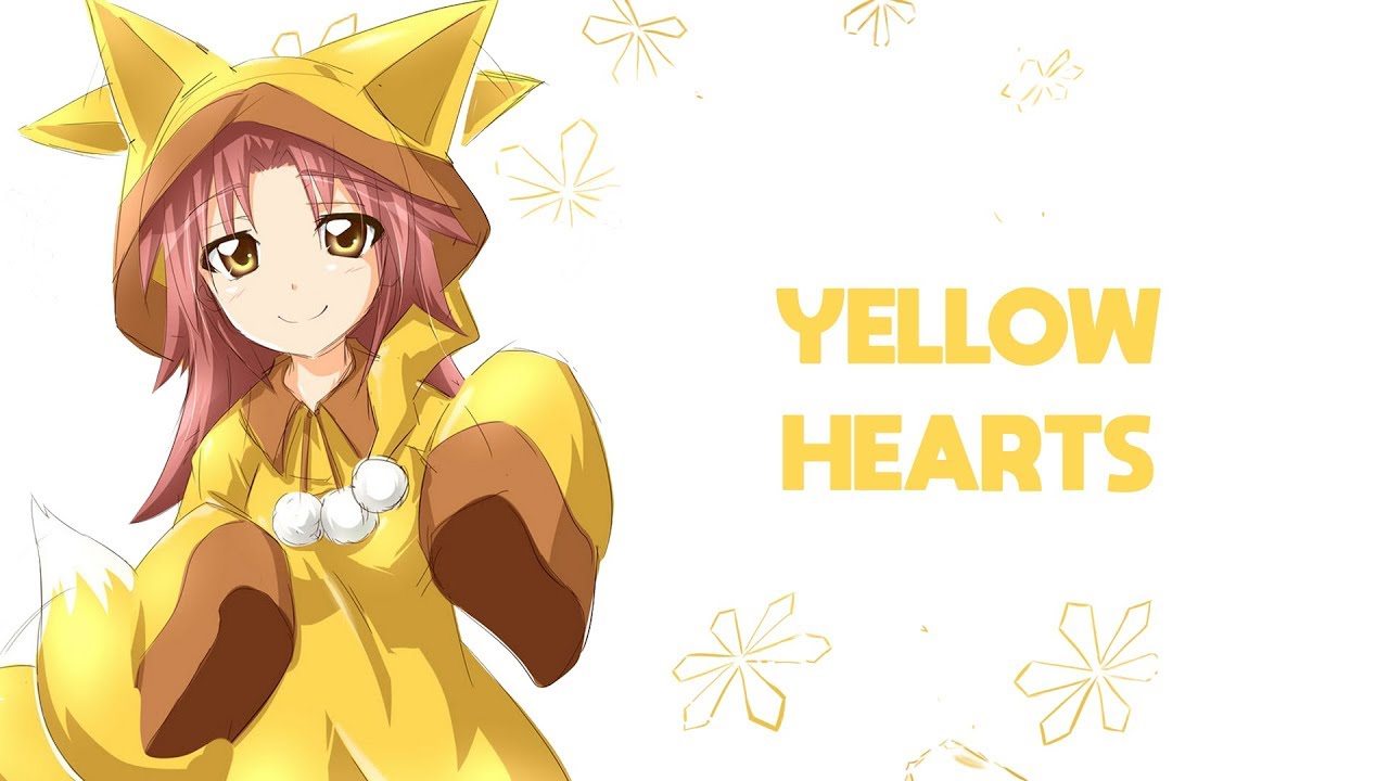 Yellow Hearts Wallpapers