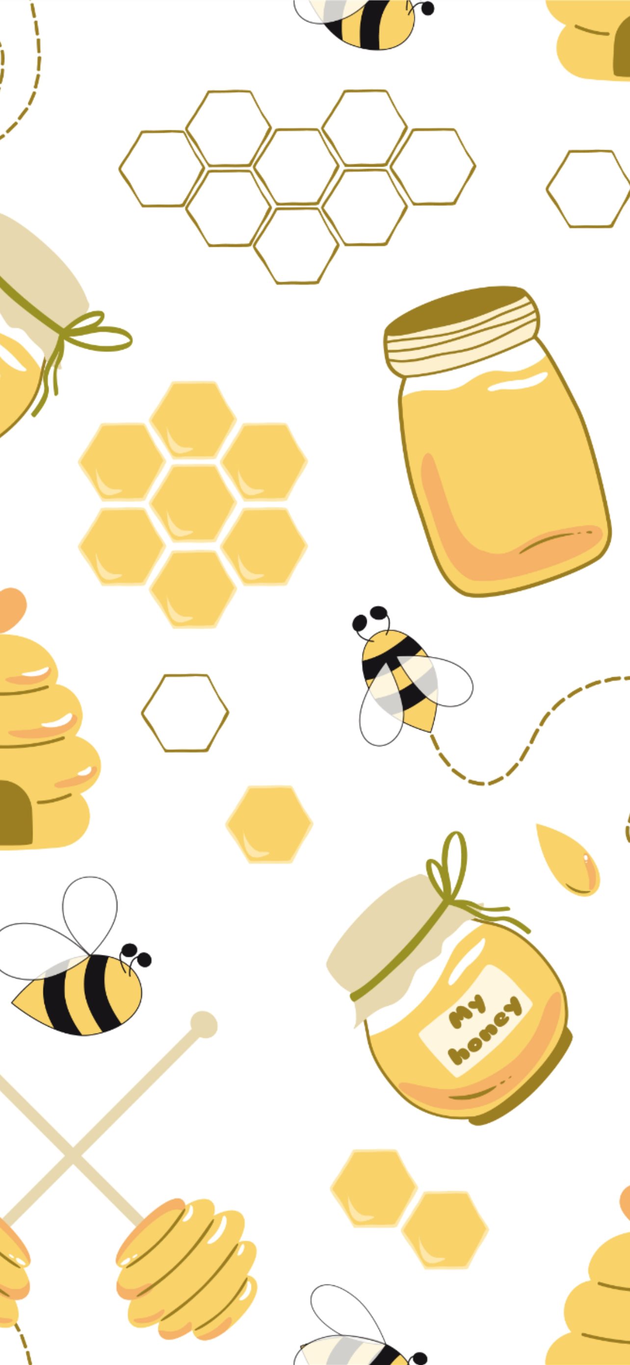 Yellow Honey Bee Wallpapers