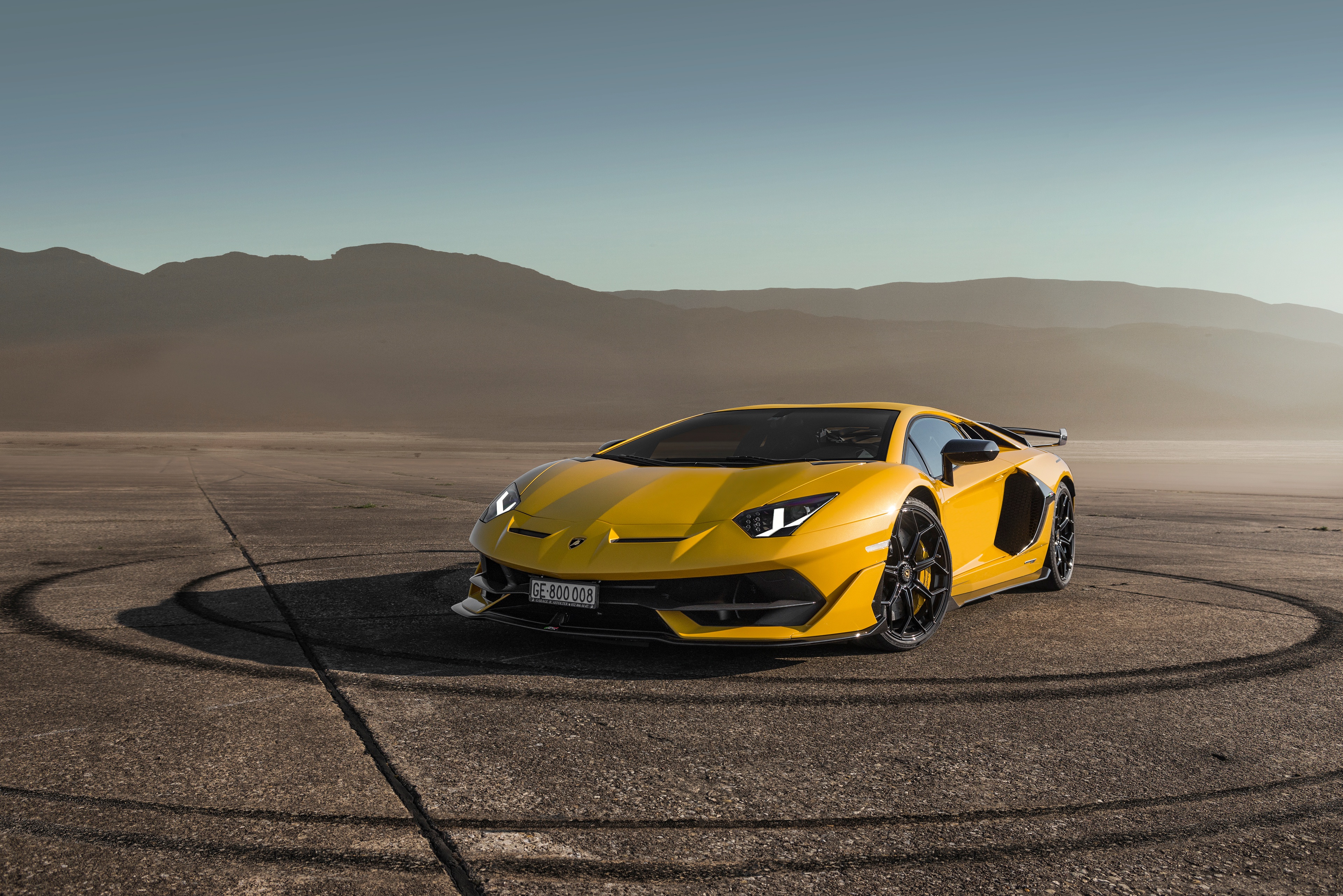 Yellow Lamborghini Aventador Wallpapers