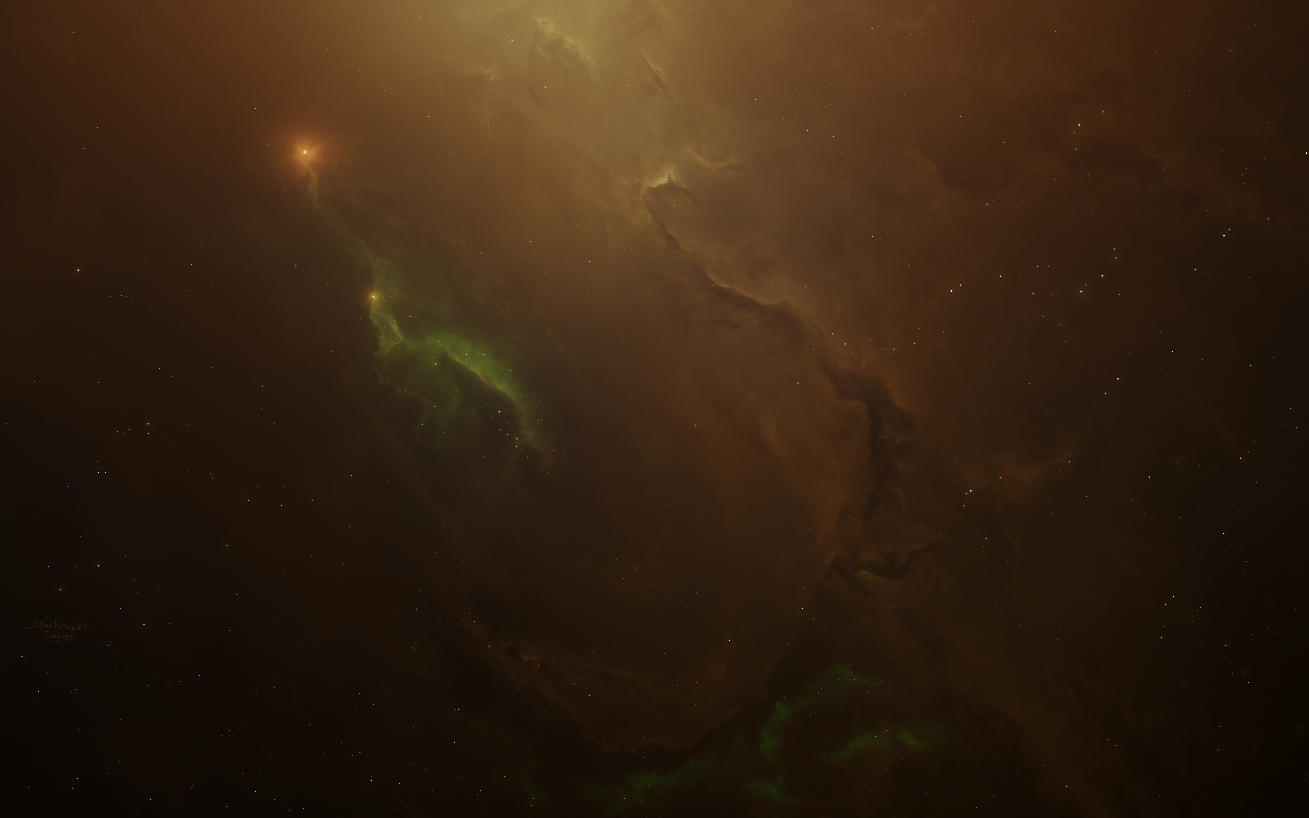 Yellow Nebula Wallpapers