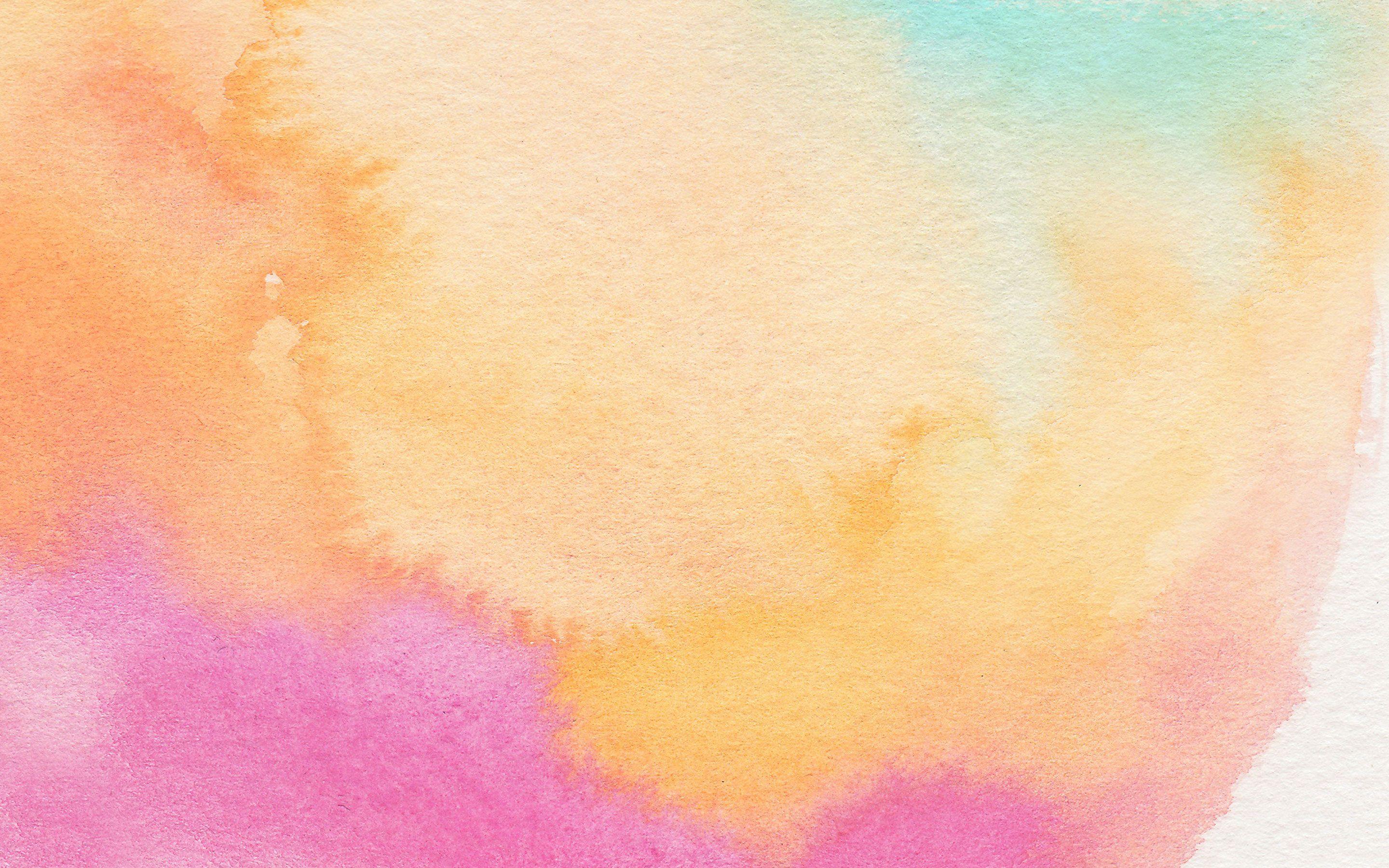 Yellow Watercolor Laptop Wallpapers