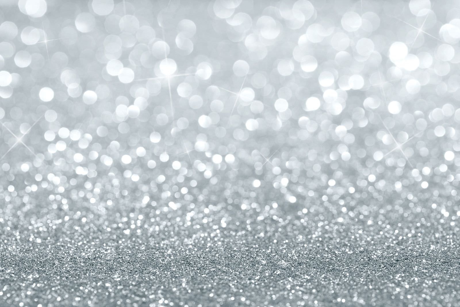 White Glitter Background