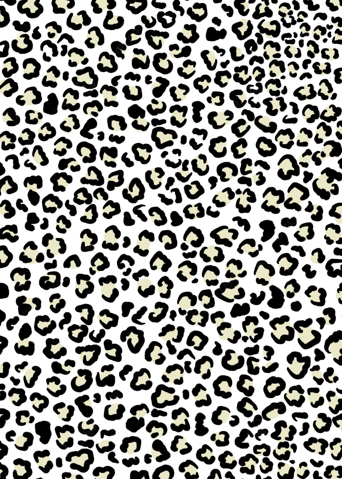 White Leopard Background