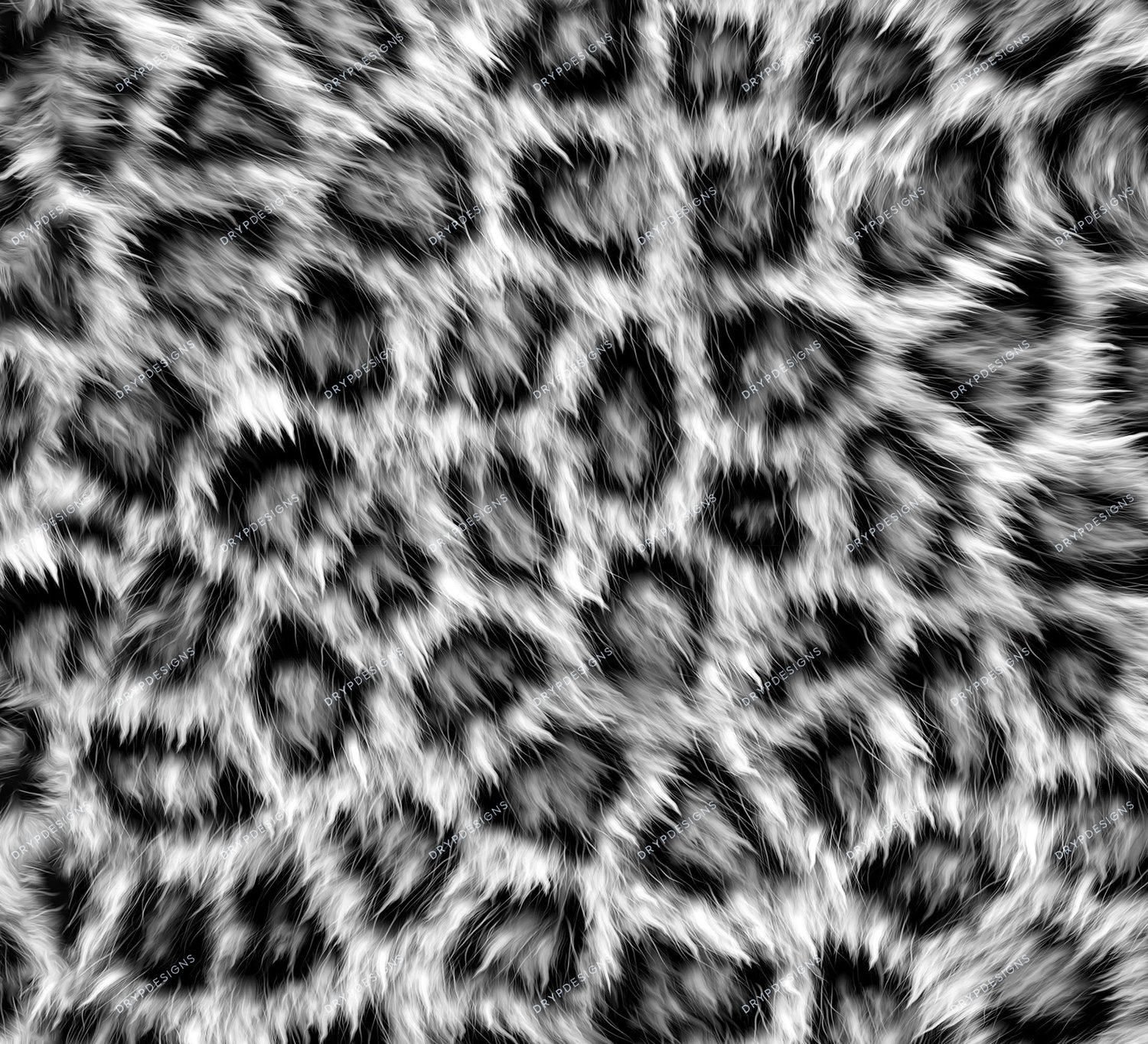 White Leopard Background