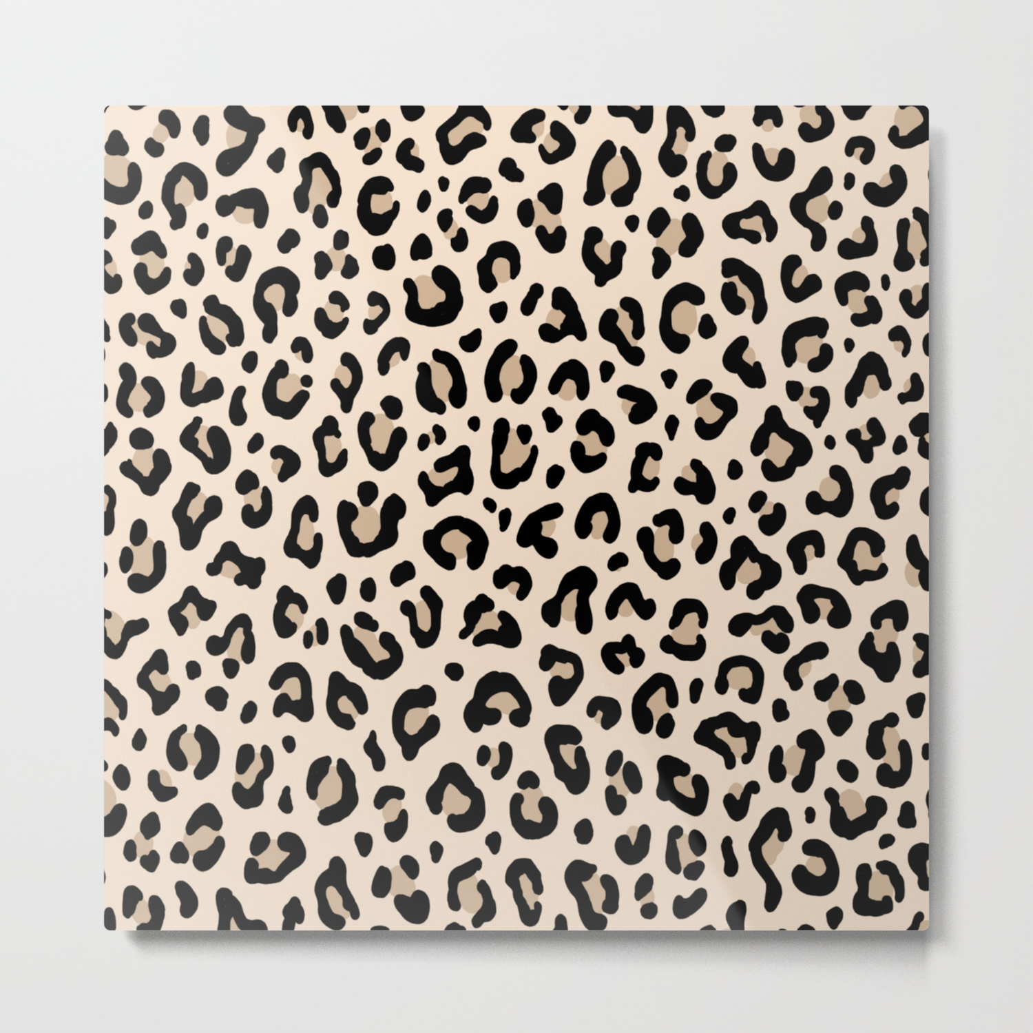 White Leopard Background