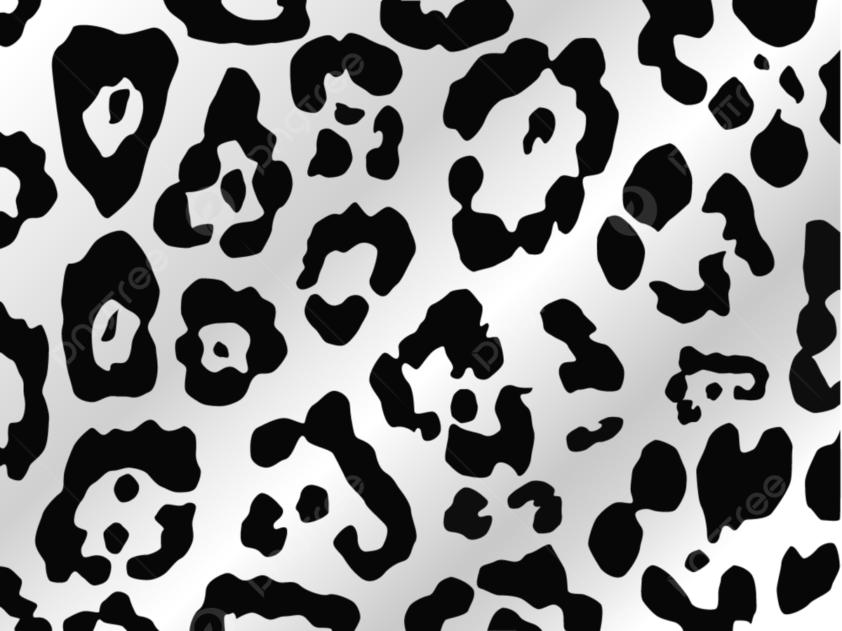 White Leopard Background