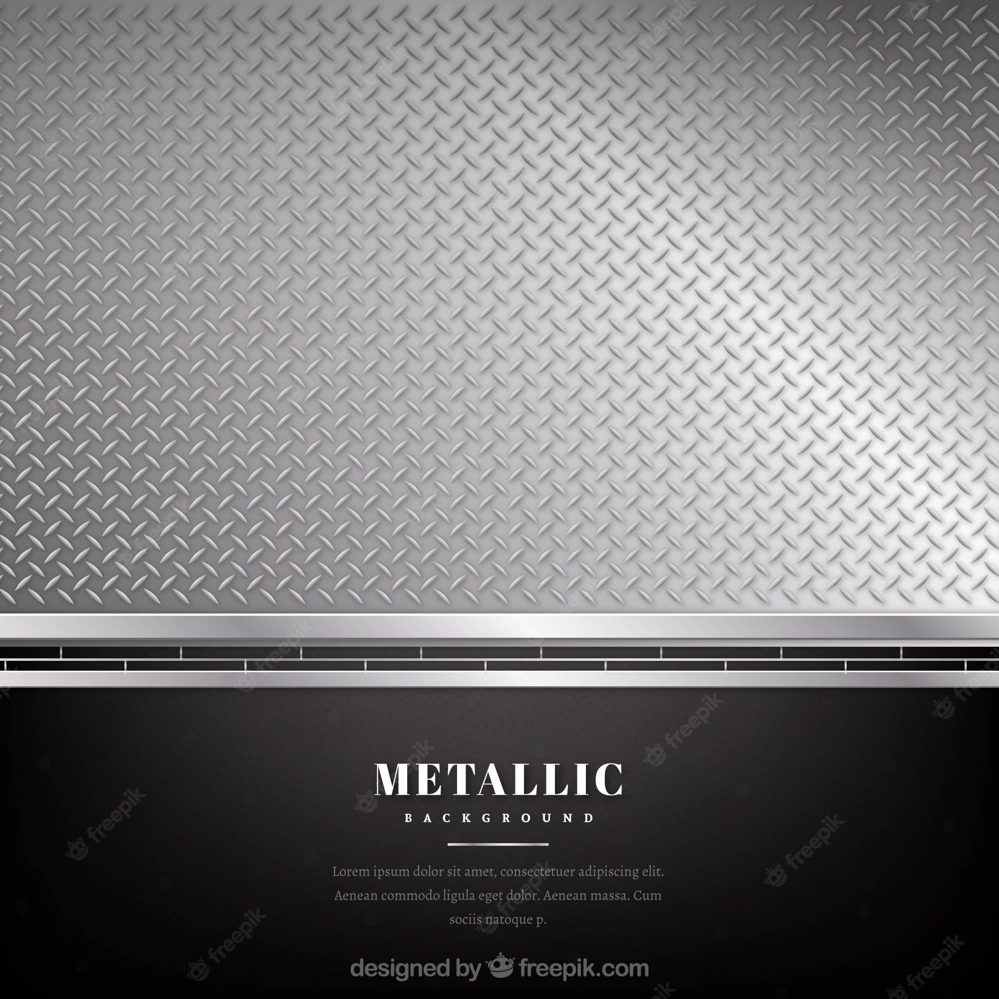 White Metallic Background