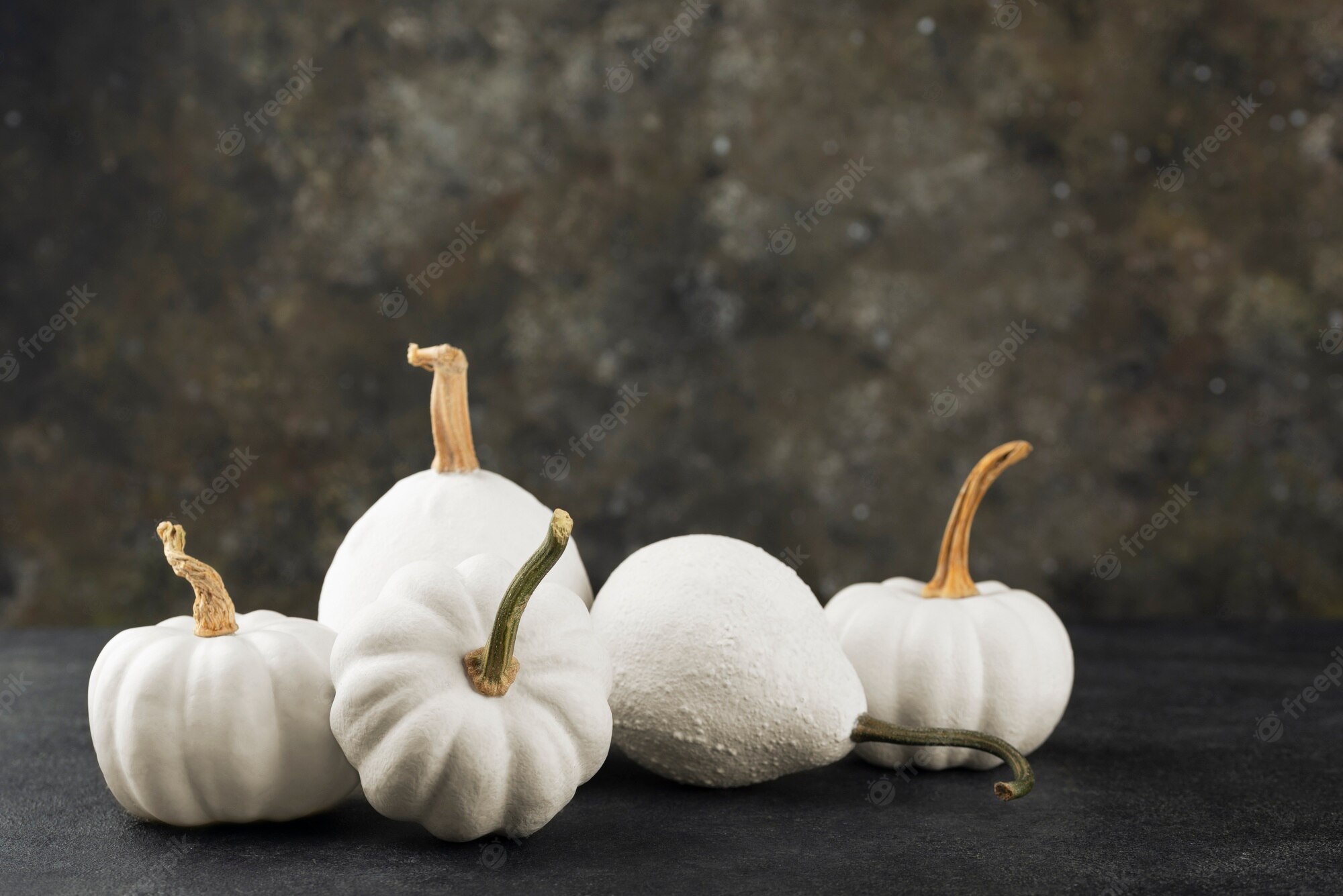 White Pumpkin Background